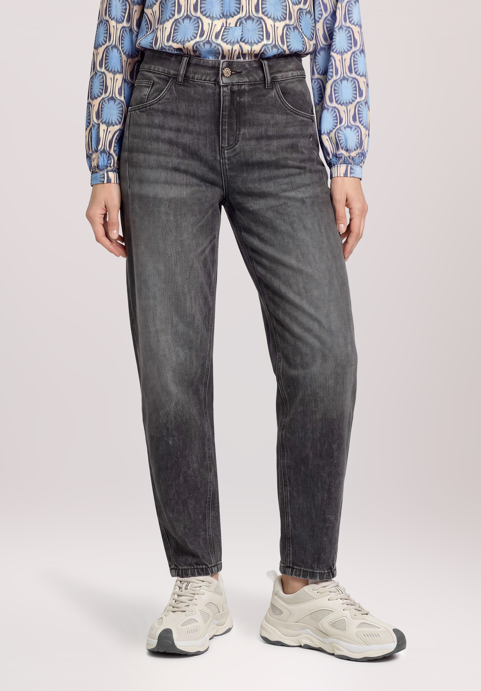 Cartoon Ankle-Jeans »Damen mit Waschung«