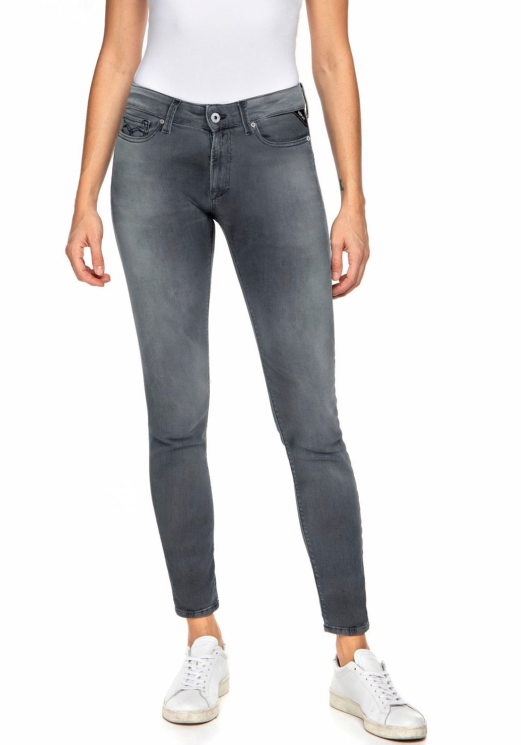 Replay 5-Pocket-Jeans »NEW LUZ«, in Ankle-Länge