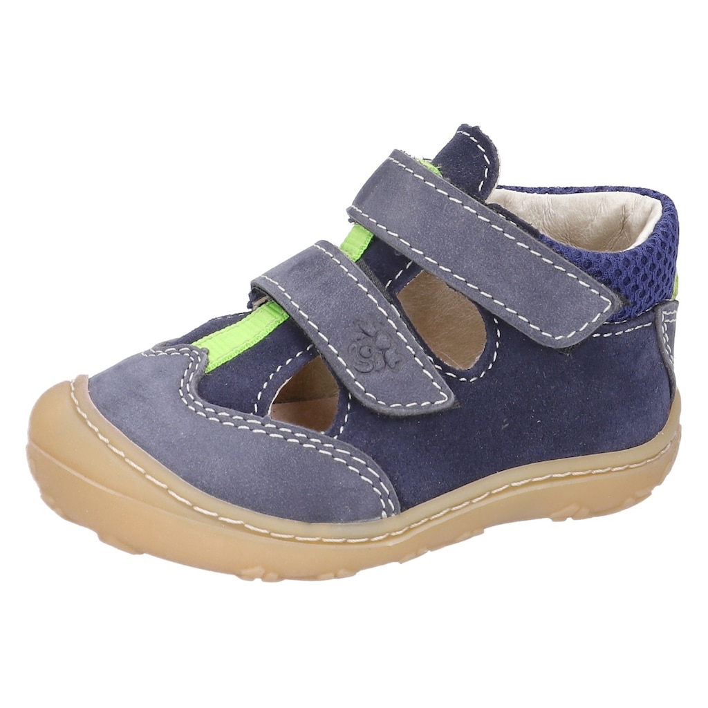 PEPINO by RICOSTA Klettschuh »EBI WMS Schuh Weiten Mess System: mittel«, Sandale, Babyschuh, Freizeitschuh mit Kontrastbesatz