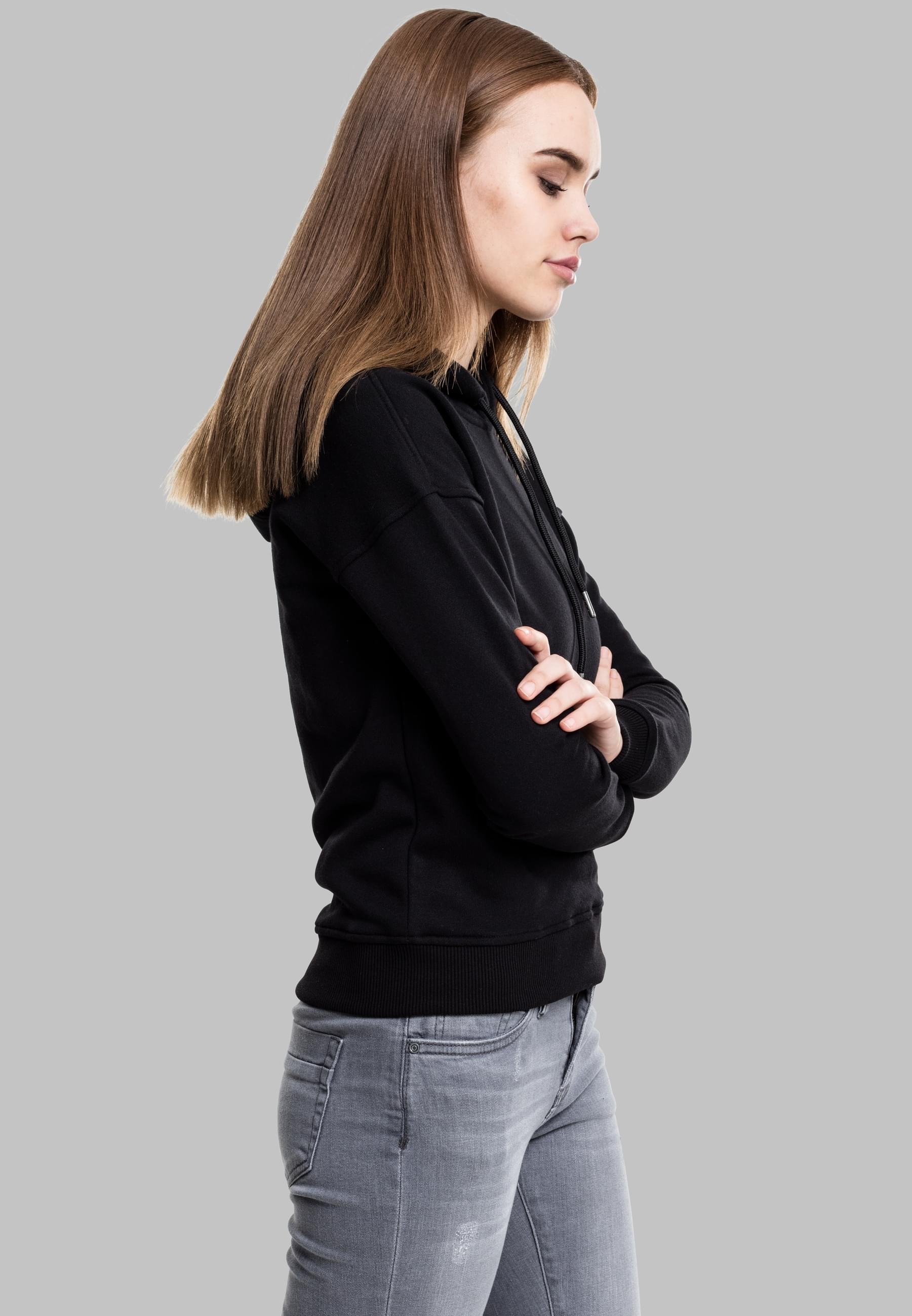 URBAN CLASSICS Kapuzenpullover »Urban Classics Damen Ladies Hoody«, (1 tlg.)