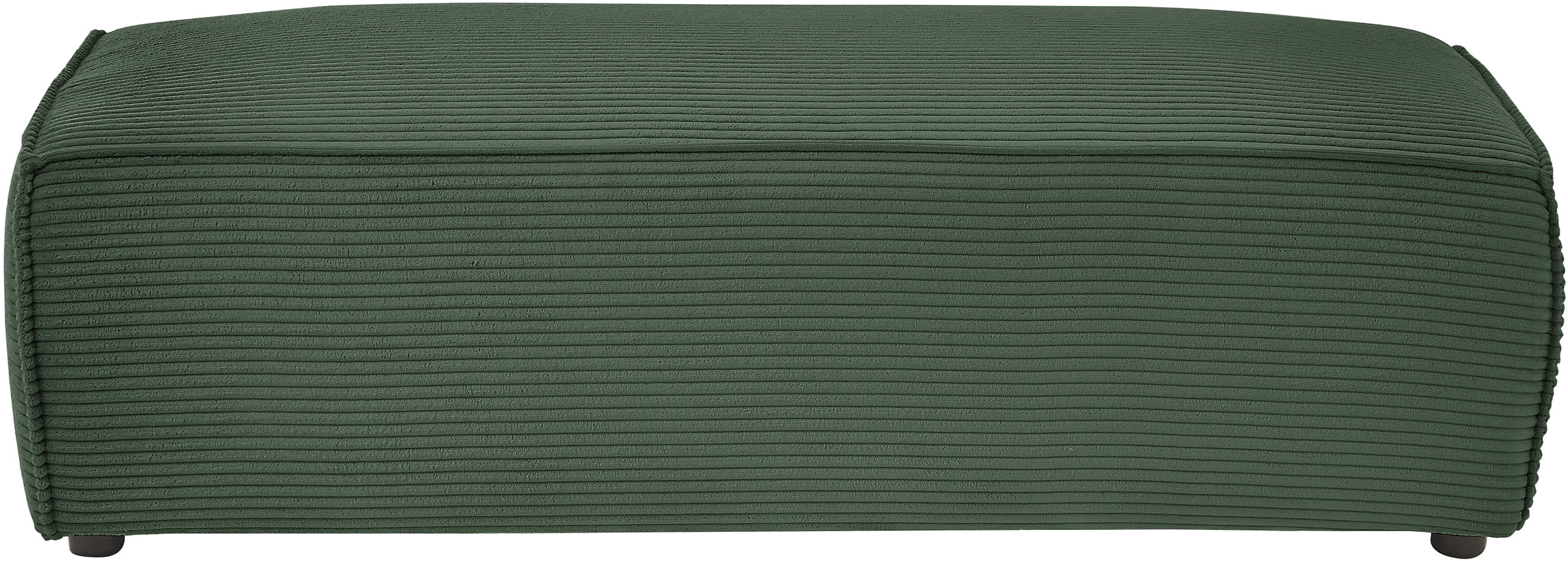 Thumbnail - Home affaire Hocker "NEU: SHERWOOD XXL, Polsterhocker, Cord, Webstoff" rechteckig, bequemer Sitzkomfort, 130/60/44 cm, K...