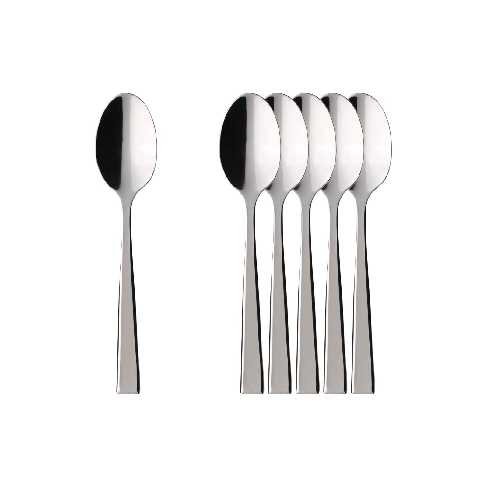 Villeroy & Boch Esslöffel "Espressolöffel Victor 6er Set edelstahl" Spülmaschinenfest