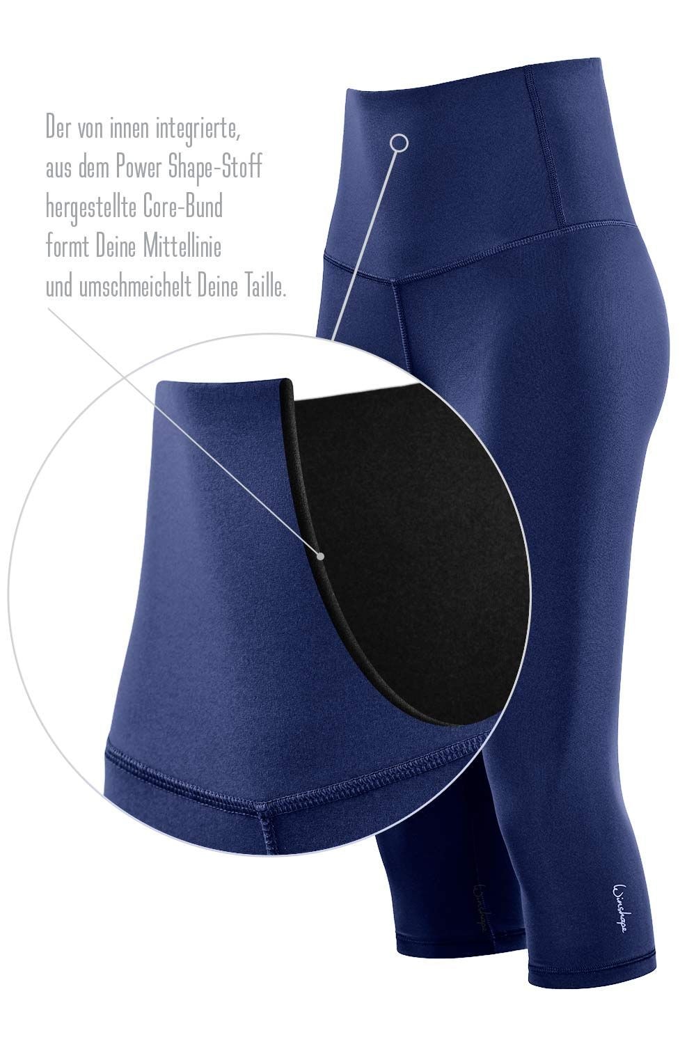 Winshape Leggings »3/4 Functional Comfort HWL217C«, mit V-Shape Applikation und Core-Bund