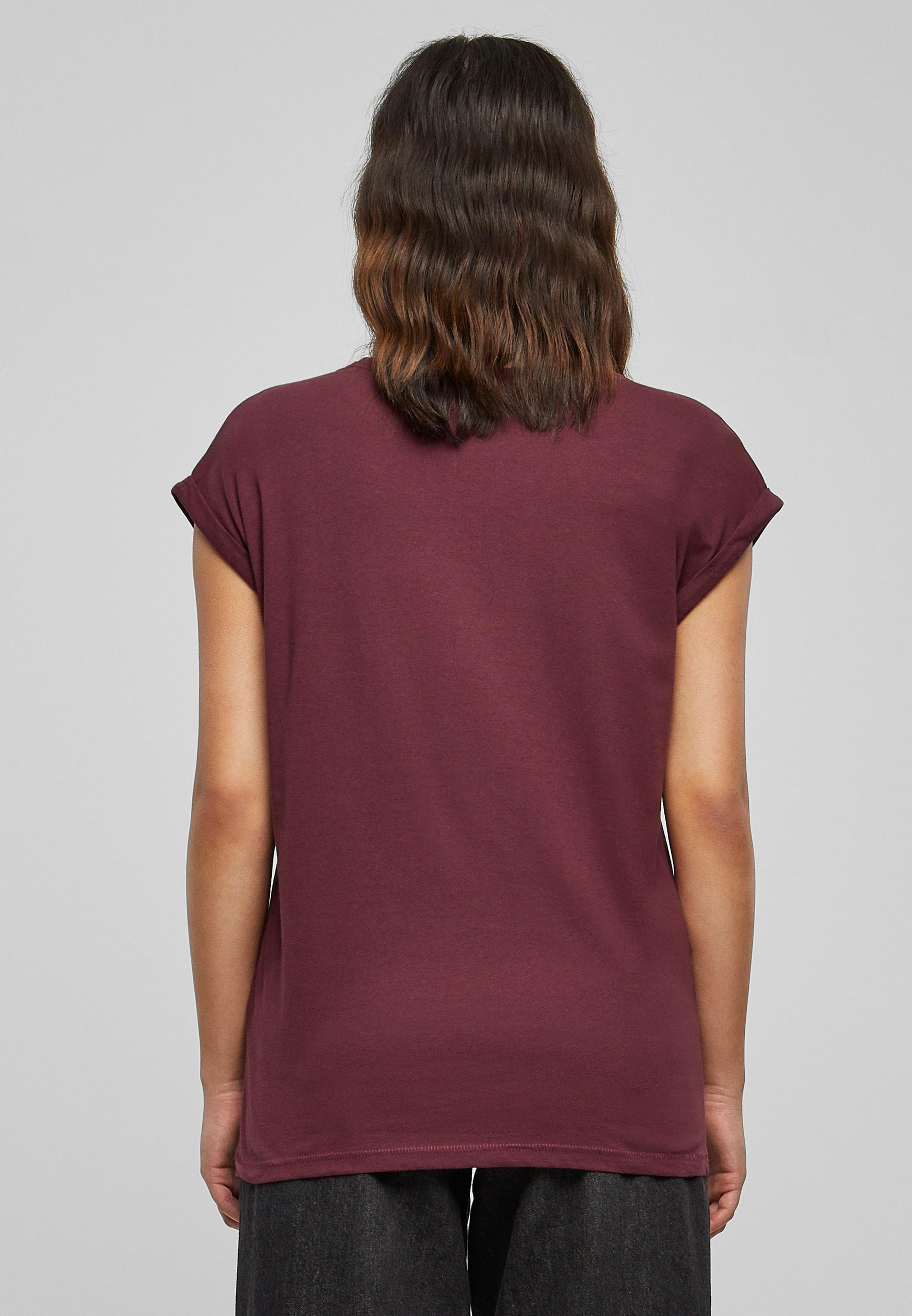 URBAN CLASSICS Kurzarmshirt »Urban Classics Damen Ladies Extended Shoulder Tee«, (1 tlg.)