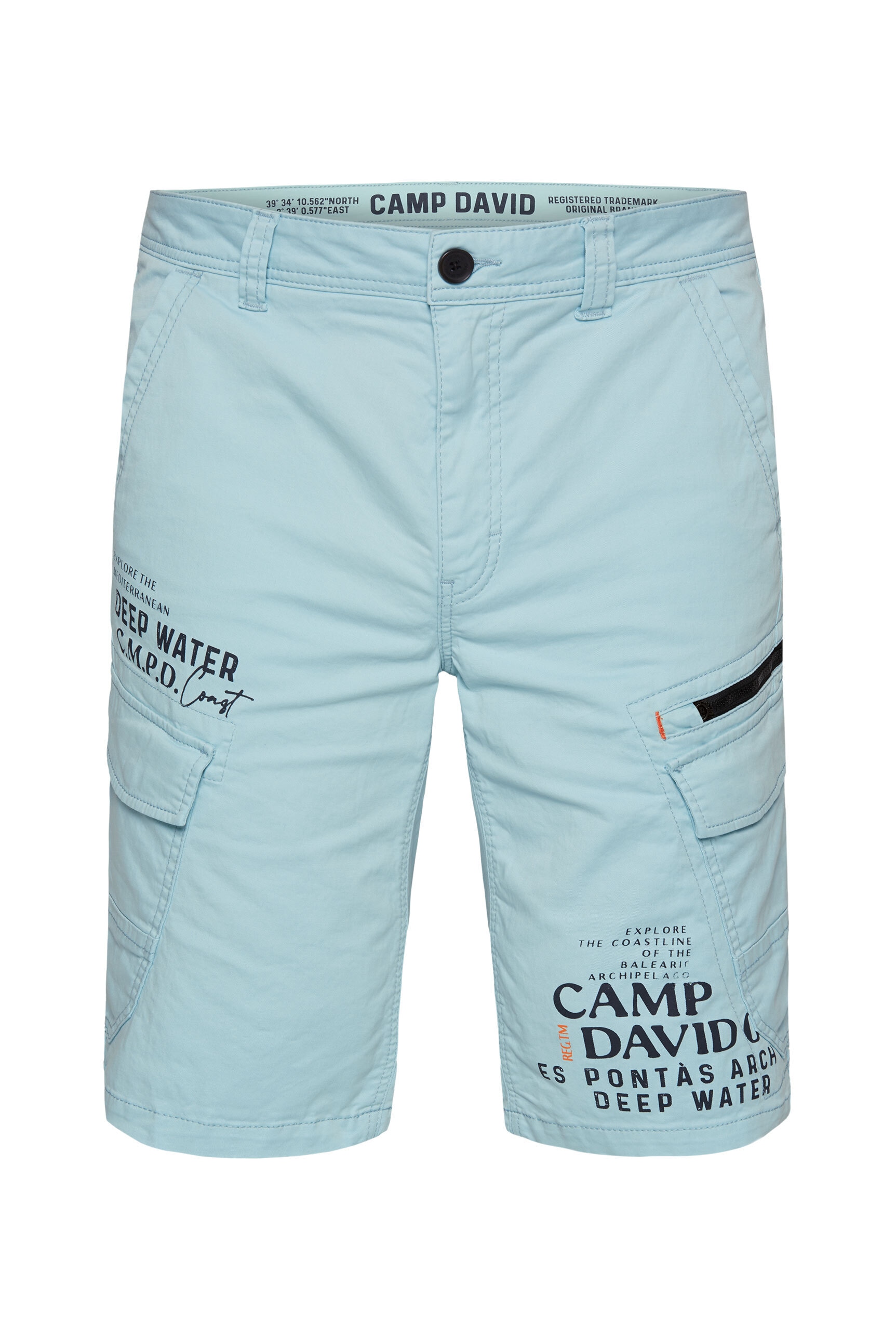 CAMP DAVID Cargoshorts, mit Gesäßtaschen