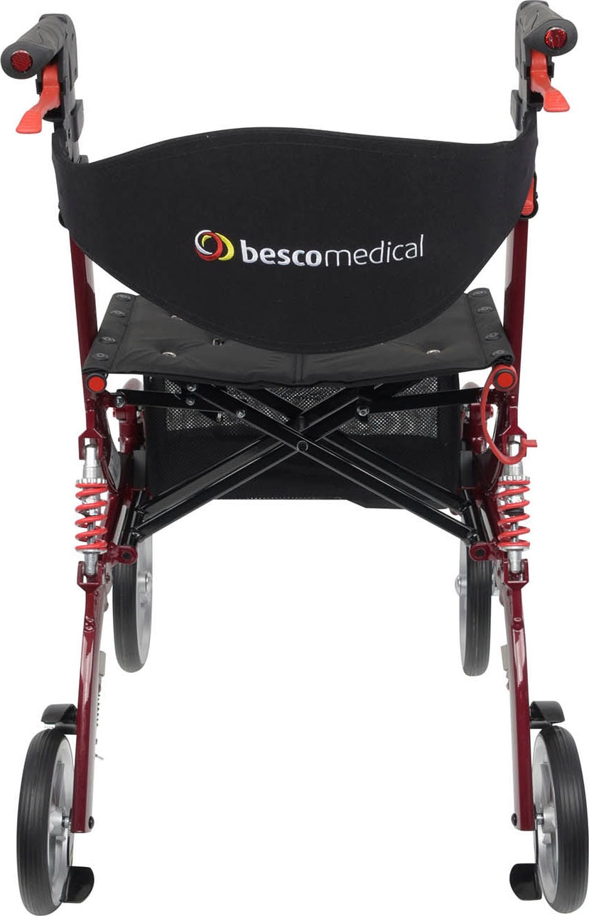 bescomedical Rollator »Spring Large Vario«, Größe L (Sitzhöhe 60cm), inkl. Beinstützen