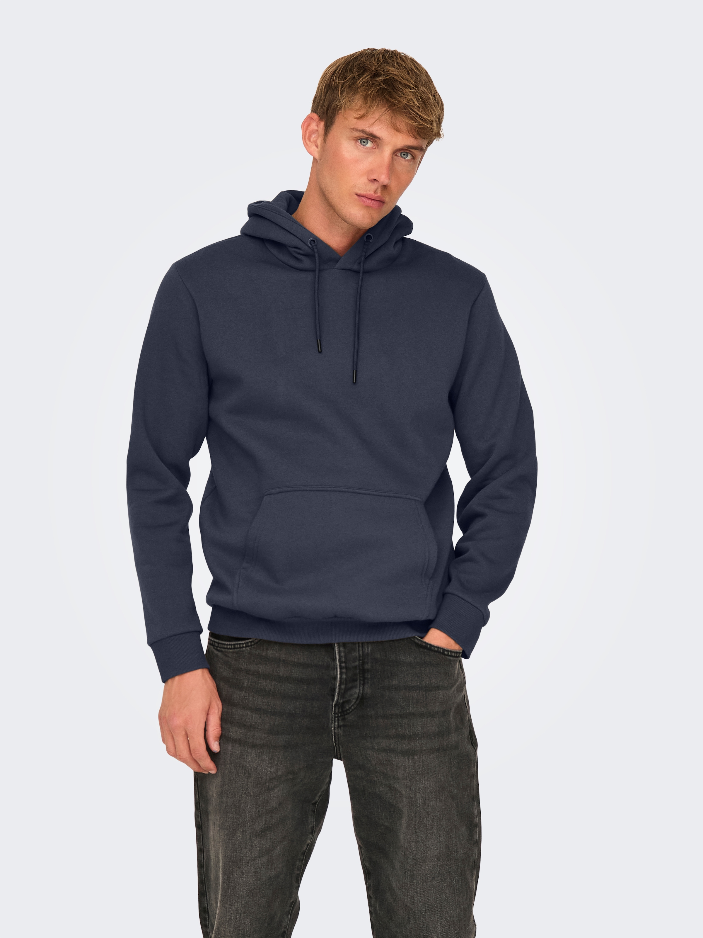 ONLY & SONS "ONSCERES HOODIE SWEAT NOOS", Baumwollmischung, regular fit günstig online kaufen
