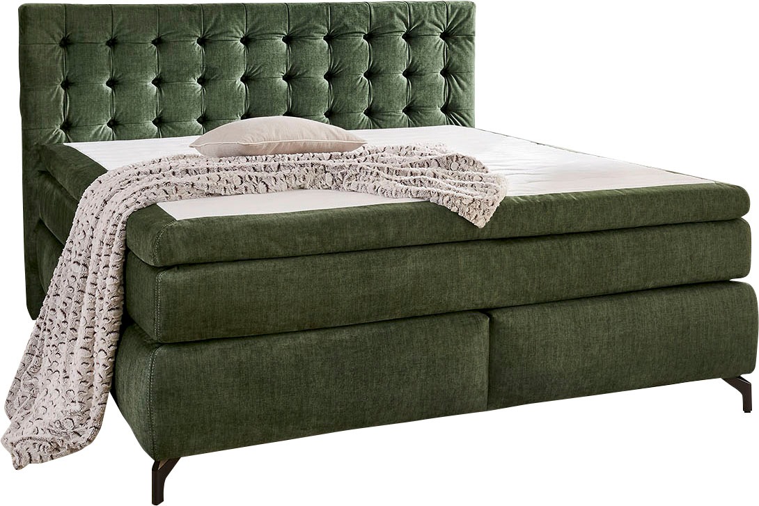 Jockenhöfer Gruppe Boxspringbett "Jessica inklusive 9cm Kaltschaum-Topper", günstig online kaufen