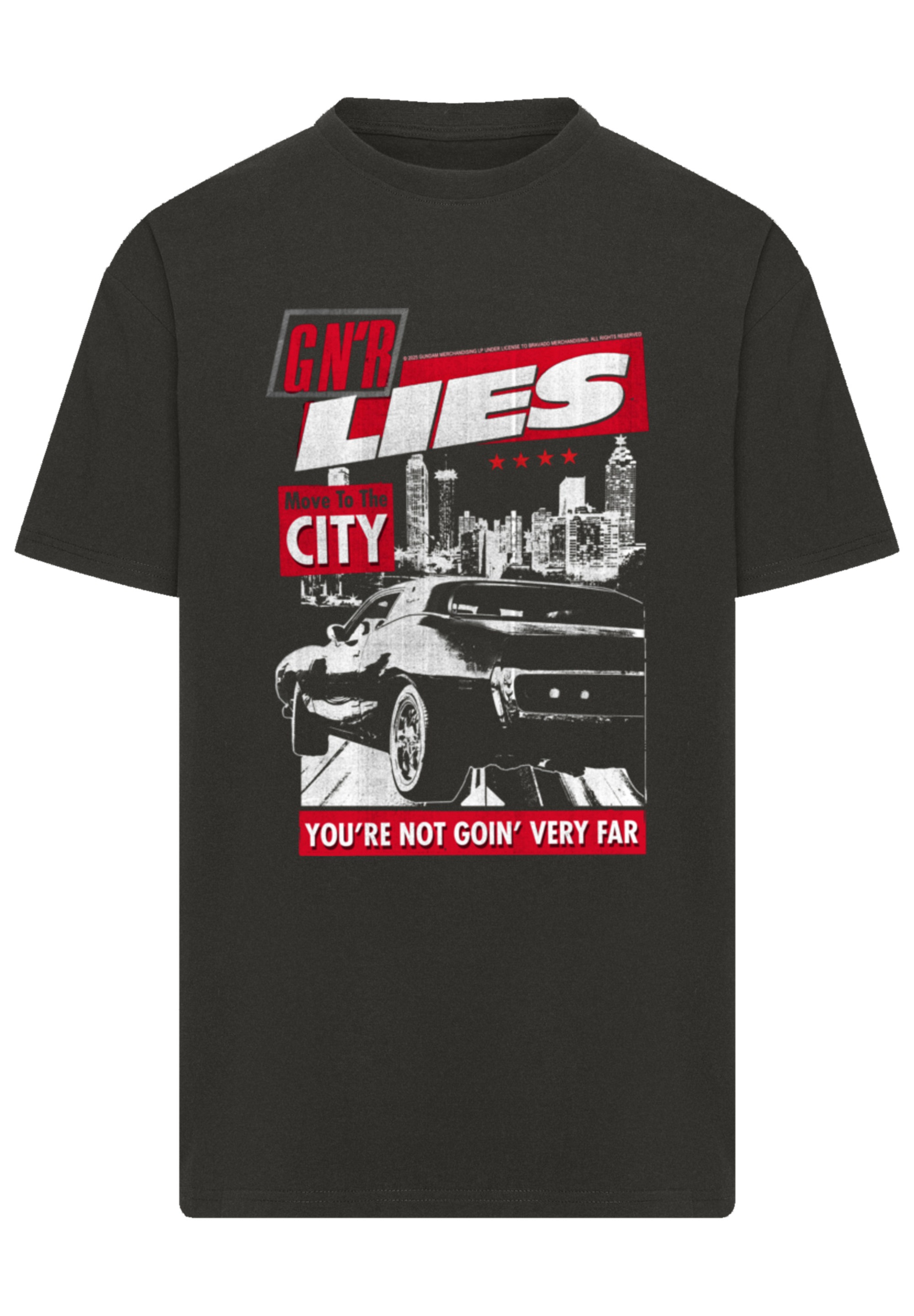 F4NT4STIC T-Shirt »Guns N' Roses Lies City Rock Music« Premium Qualität
