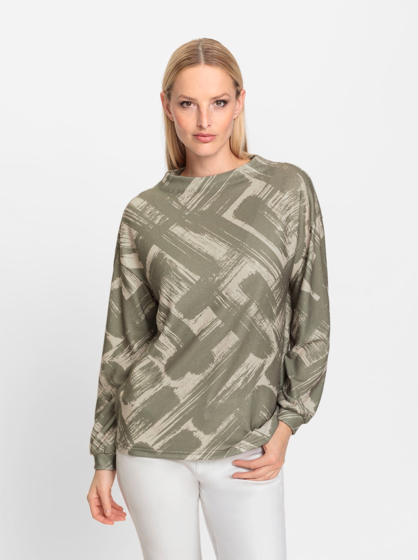 heine Langarmshirt »Druck-Shirt«, (1 tlg.)