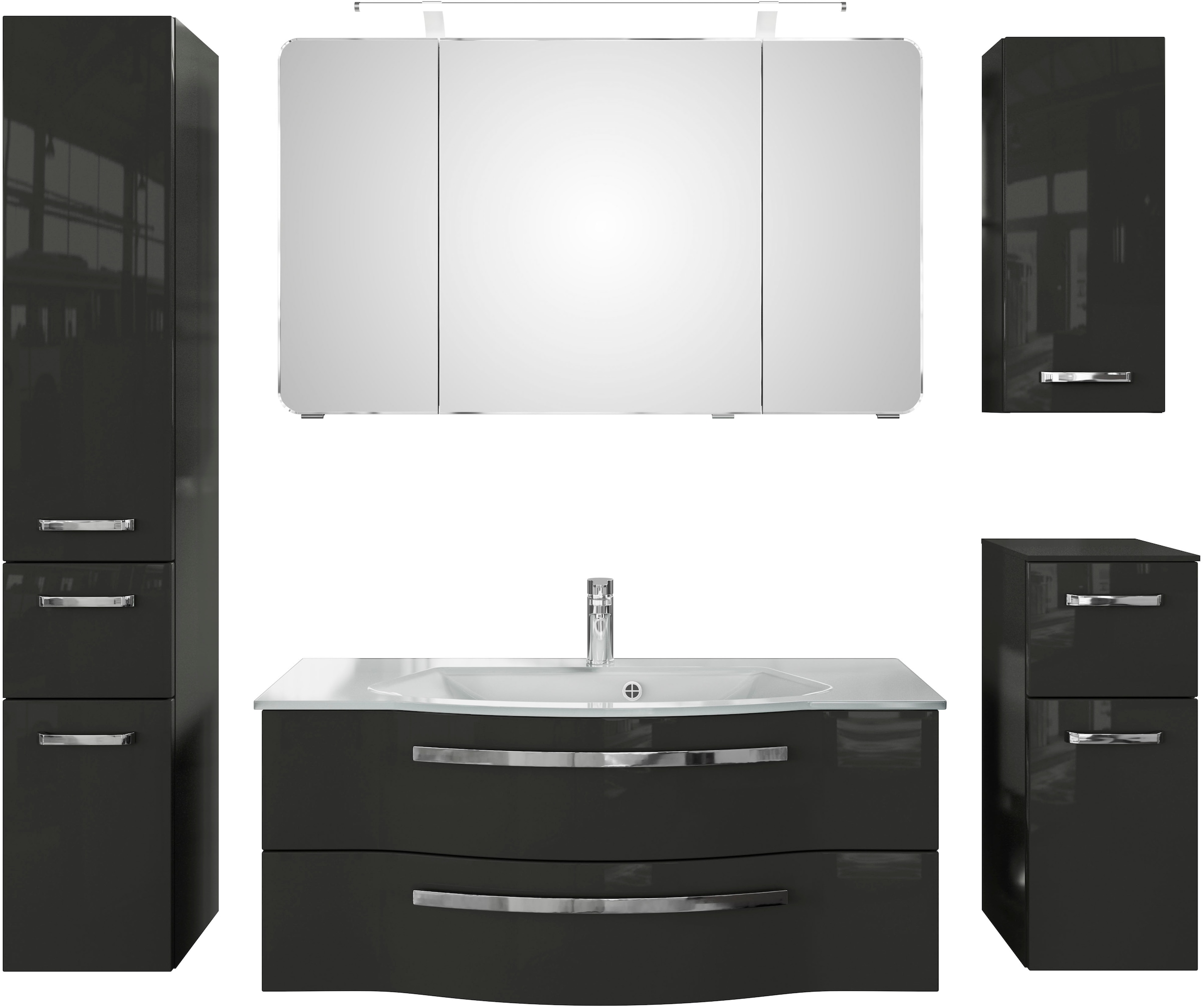 Saphir Badmöbel-Set "Serie 4005", (Set, 6 St.), Badmöbel-Set Serie 4005, vo günstig online kaufen