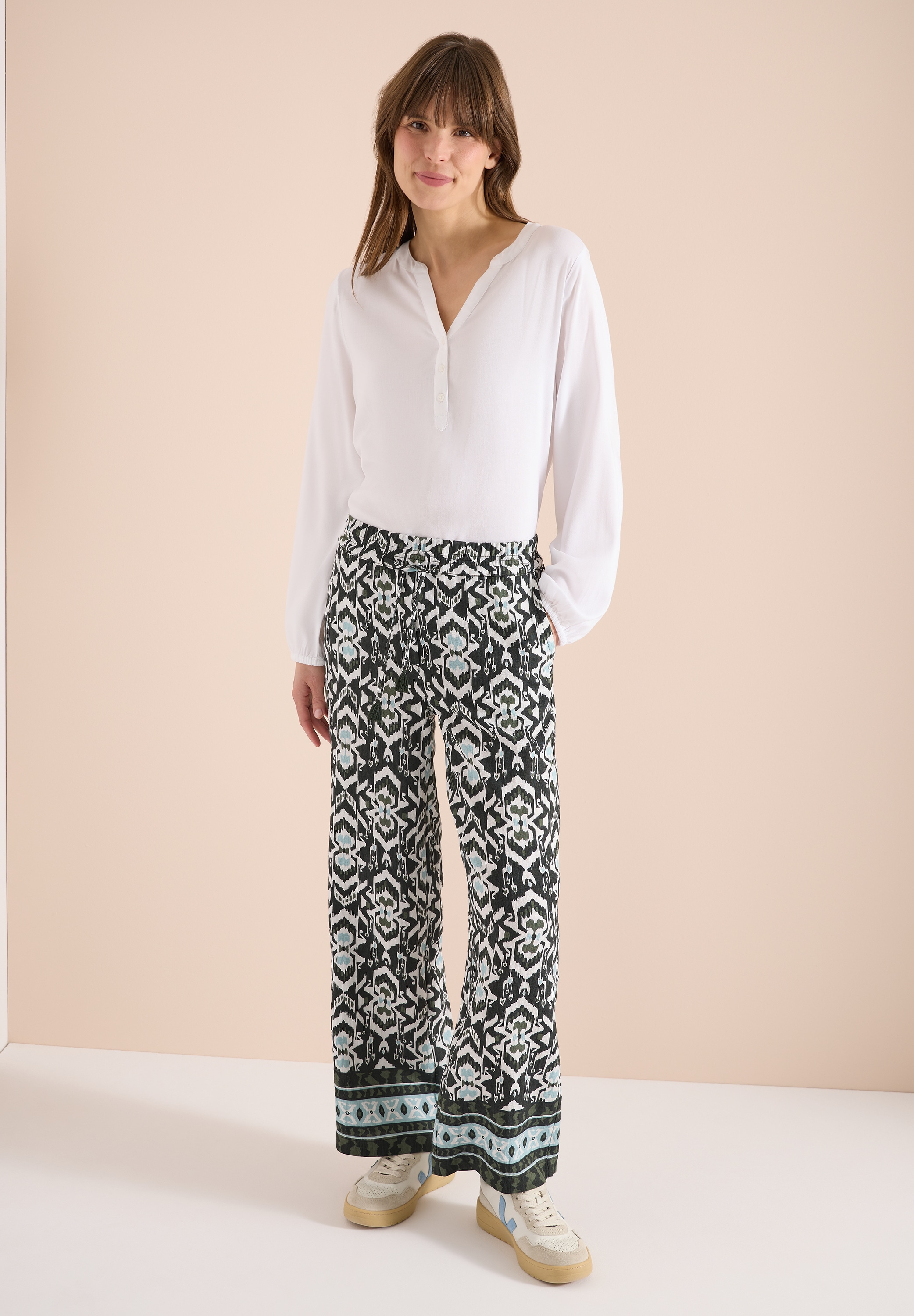 Cecil Stoffhose  High Waist