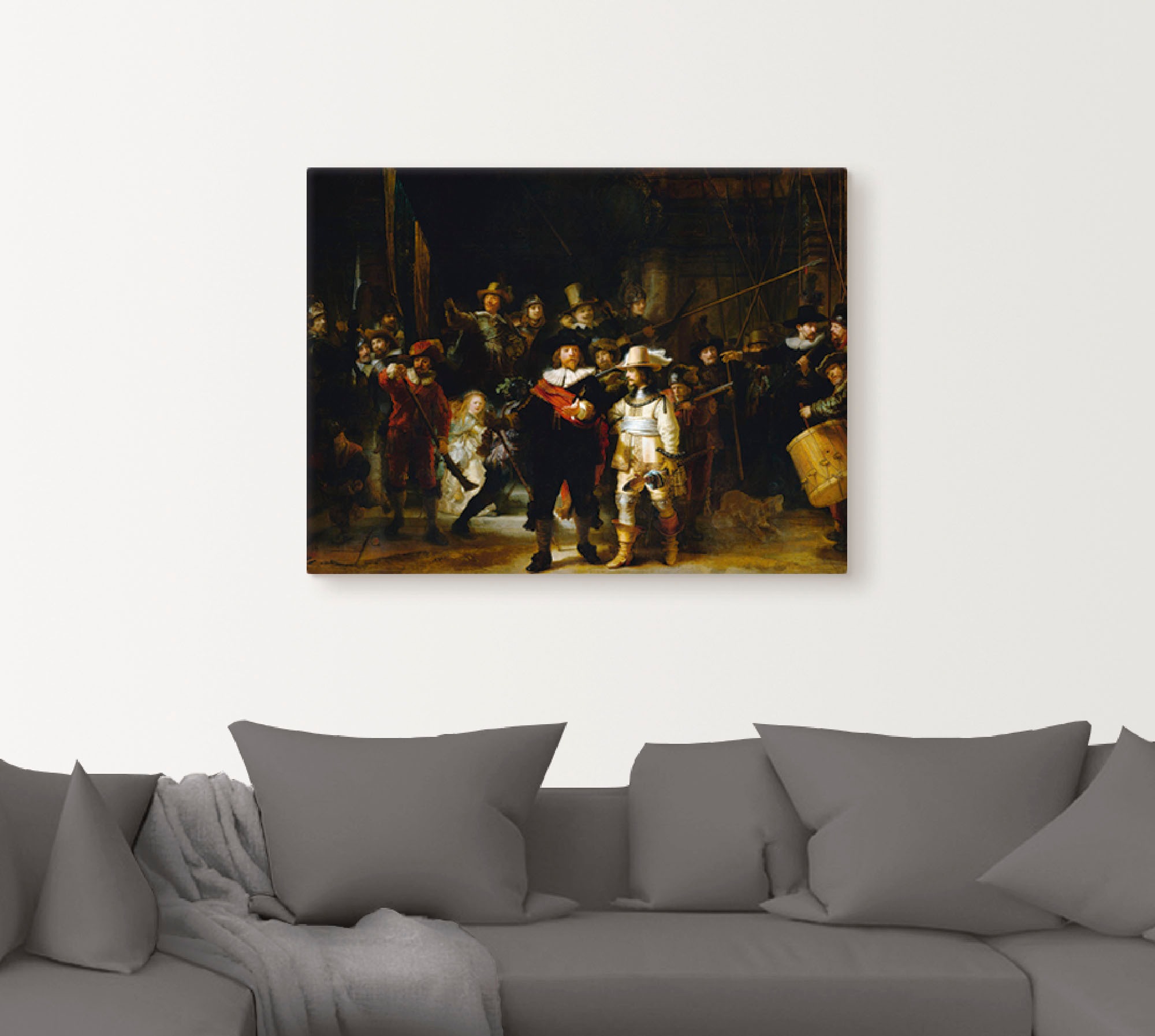 Artland Wandbild »Die Nachtwache. 1642«, Porträts, (1 St.), als Leinwandbild, Poster in verschied. Größen