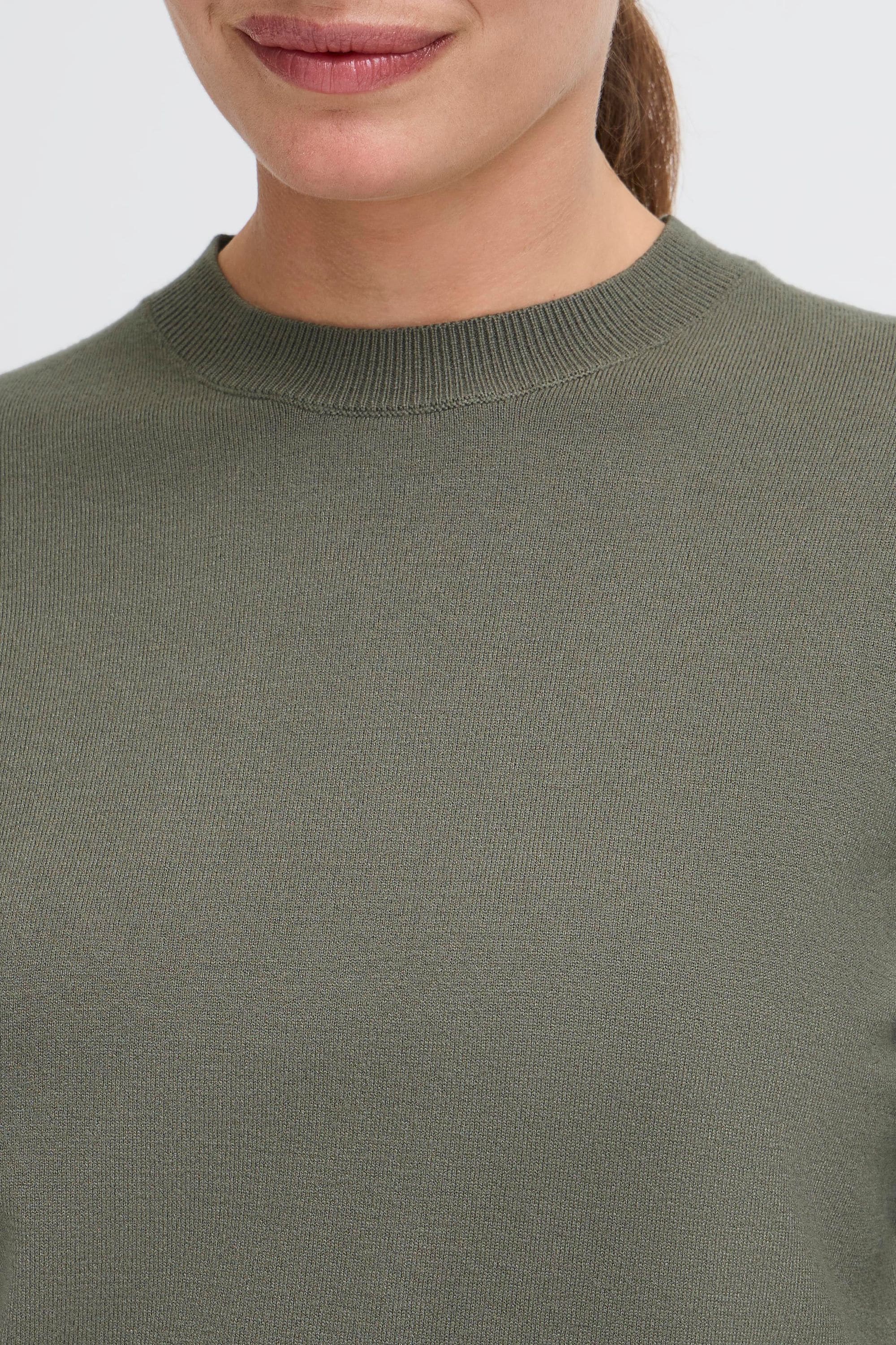 OXMO Strickfleece-Pullover »Strickpullover OXISCANNY LS«