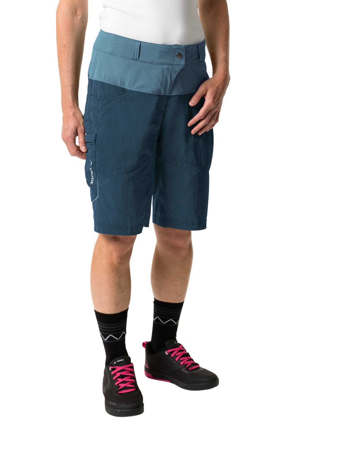 VAUDE Fahrradhose "Wo Qimsa Shorts" für sportliche Aktivitäten, bequemer Sitz