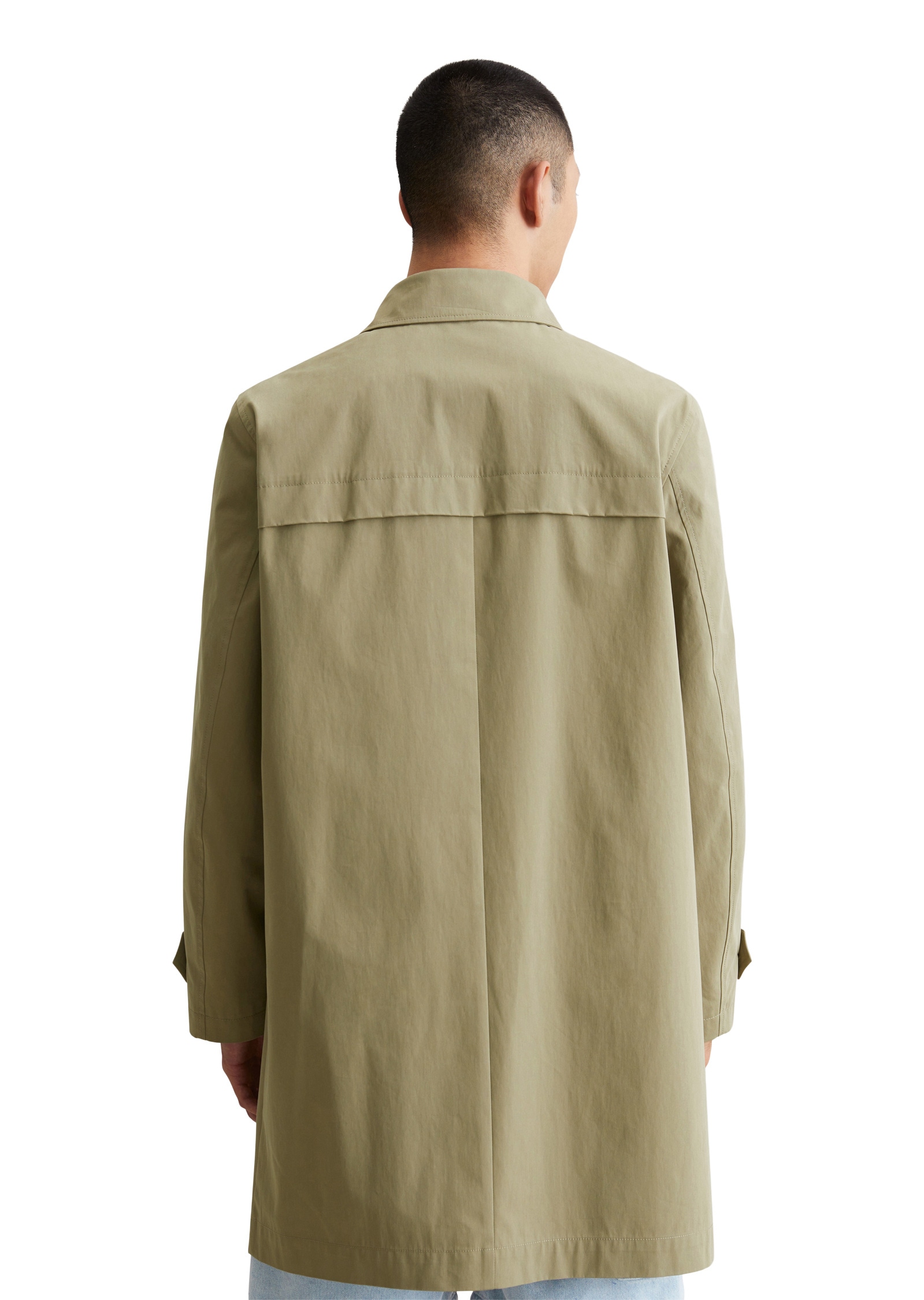 Marc O'Polo DENIM Kurzmantel »in gewachster Optik«