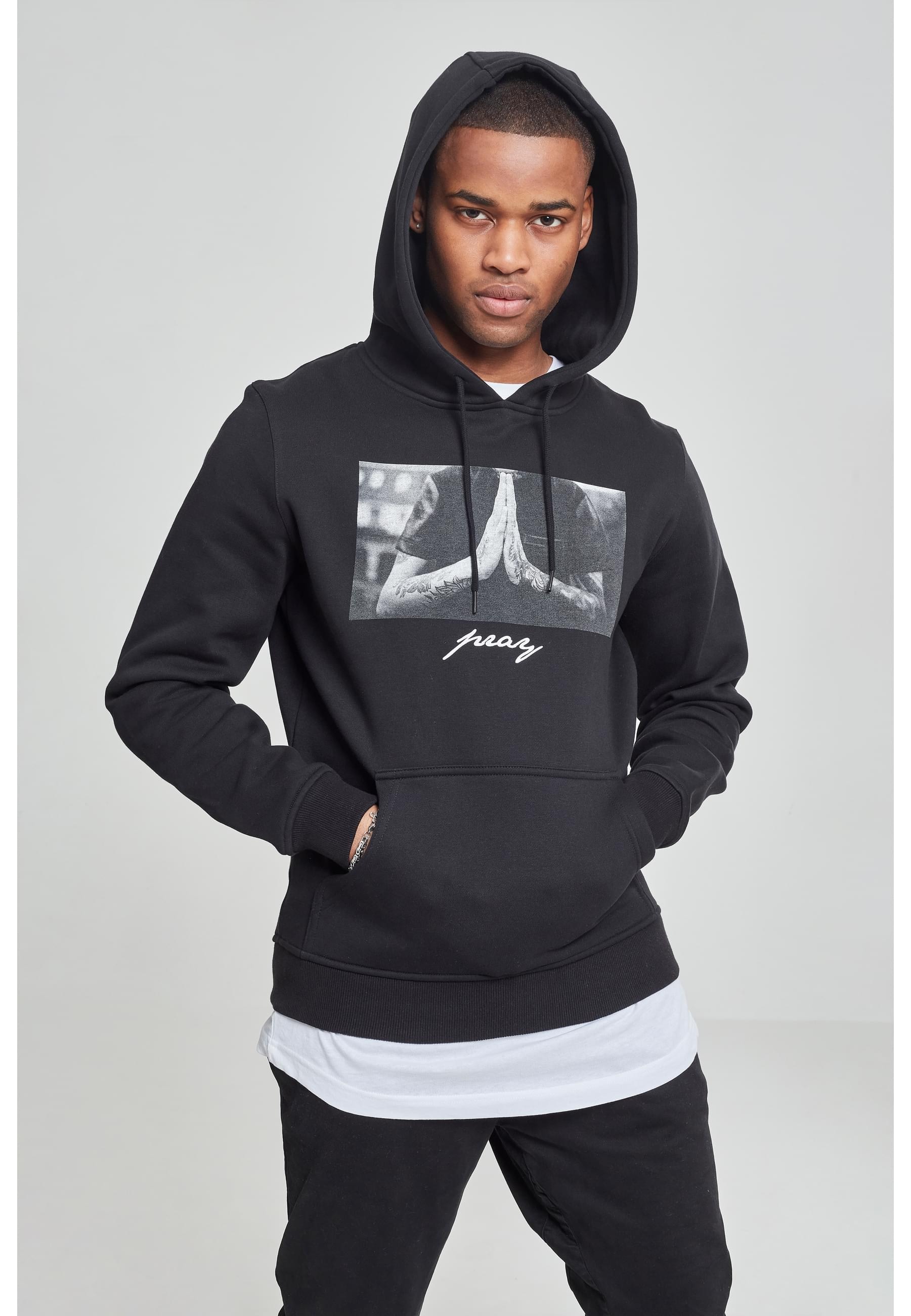 MisterTee Sweatshirt »MisterTee Herren Pray Hoody«, (1 tlg.)