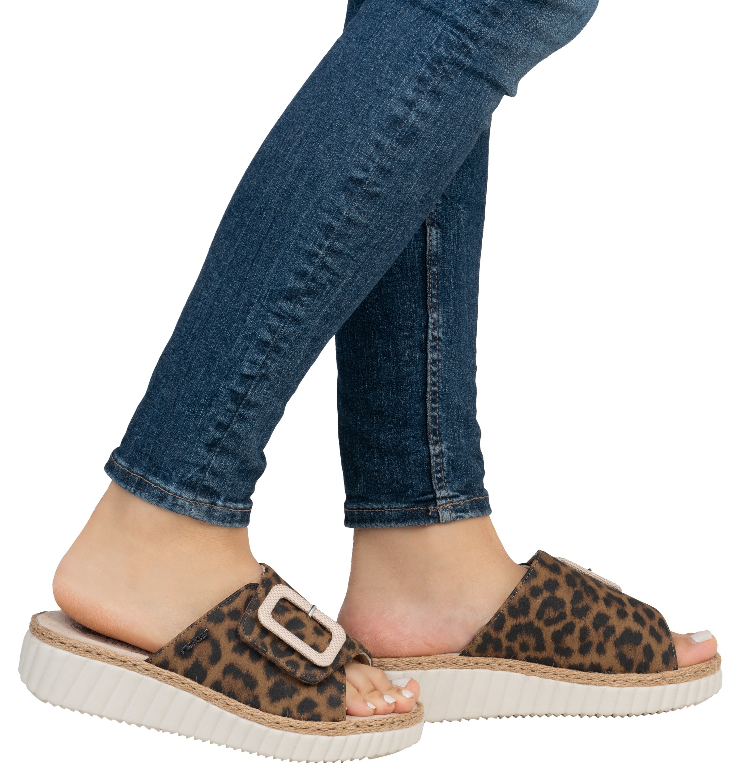 Rieker Pantolette, Sommerschuh, Strandschuh, Urlaubschuh, Hausschuh mit Kle günstig online kaufen