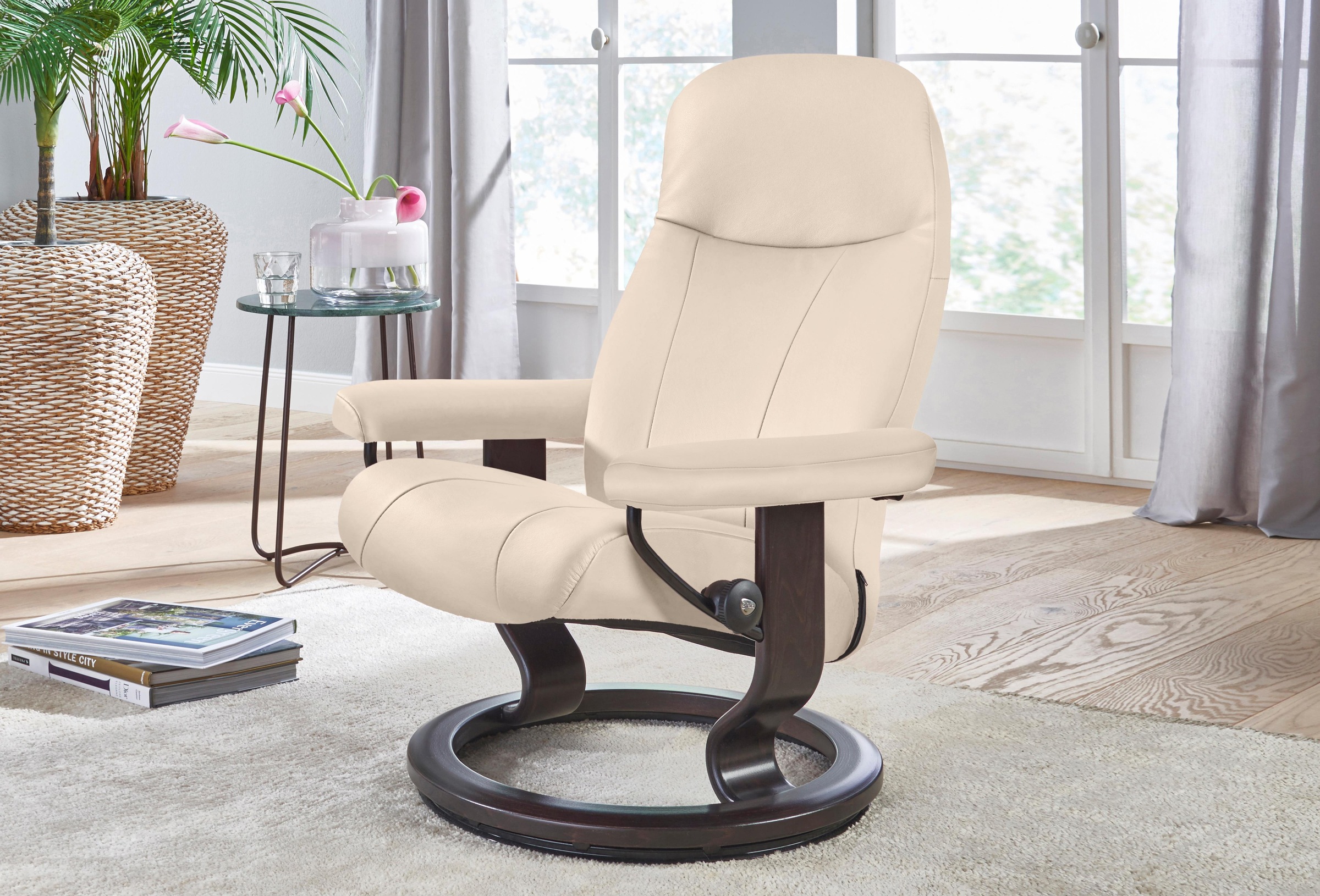 Stressless Relaxsessel "Garda", mit Classic Base, Größe L, Gestell Wenge