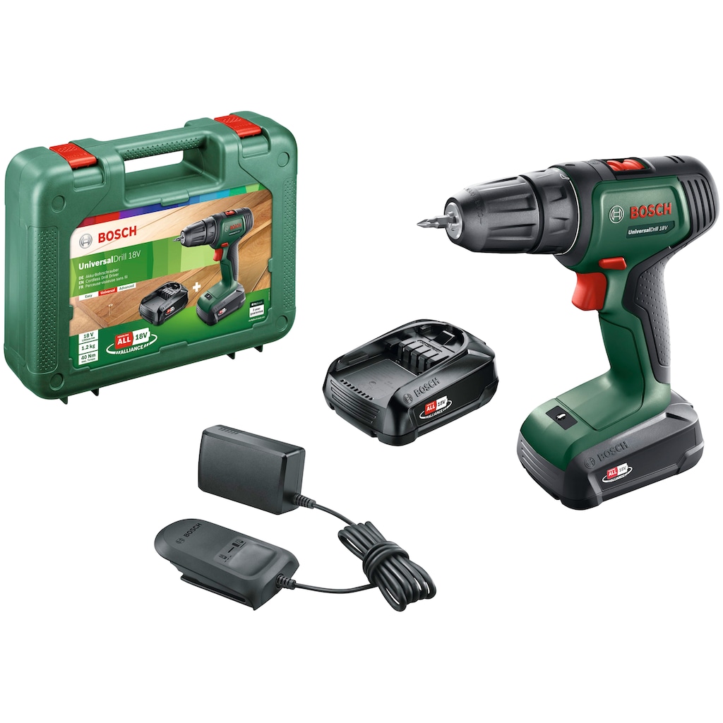 Bosch Home & Garden Akku-Schrauber »Universaldrill 18V«