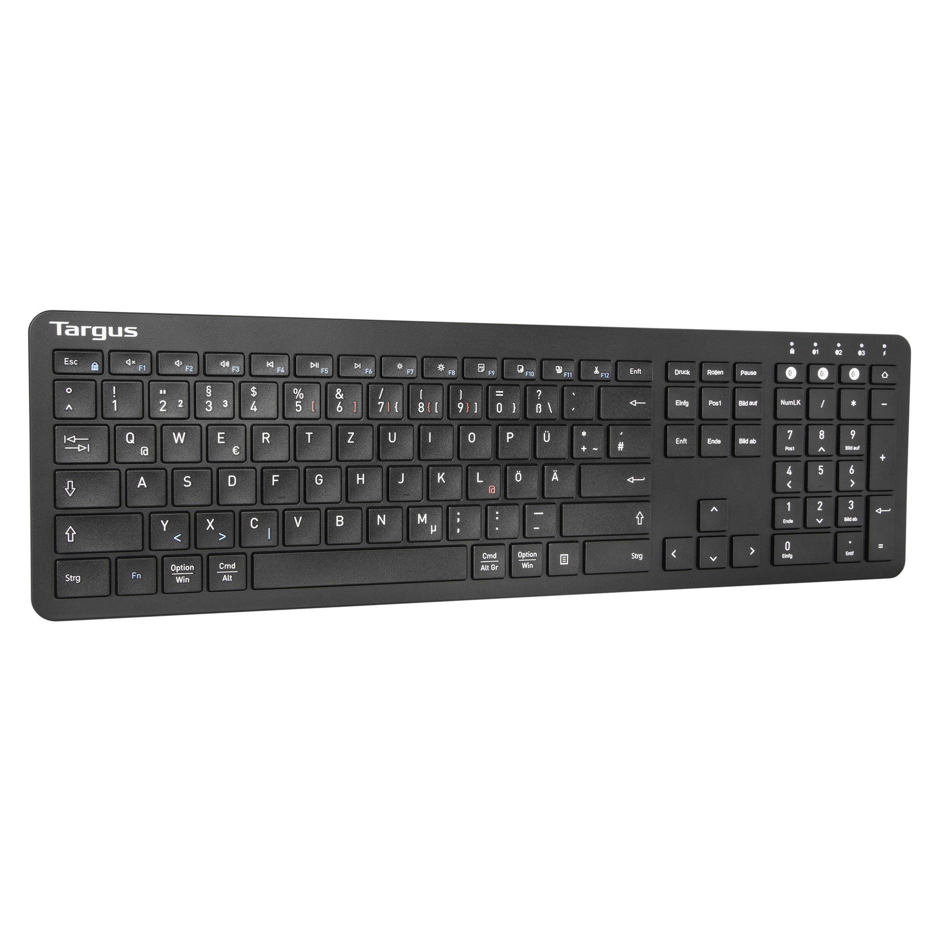 Targus Tastatur »Antimicrobial Multi-Device Bluetooth Keyboard (DE)«