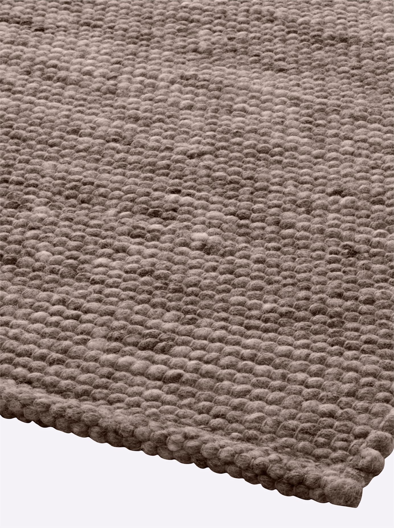Teppich HEINE HOME Gr. 3, grau, B:90cm H:12mm L:160cm, Wolle, Teppiche, Teppich 2