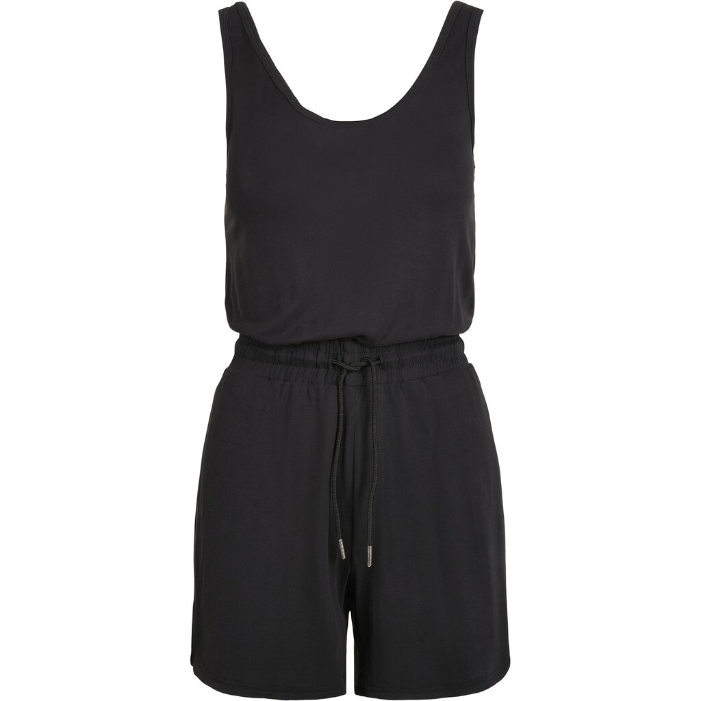 URBAN CLASSICS Jumpsuit »Urban Classics Damen Ladies Short Sleeveless Modal Jumpsuit«, (1 tlg.)