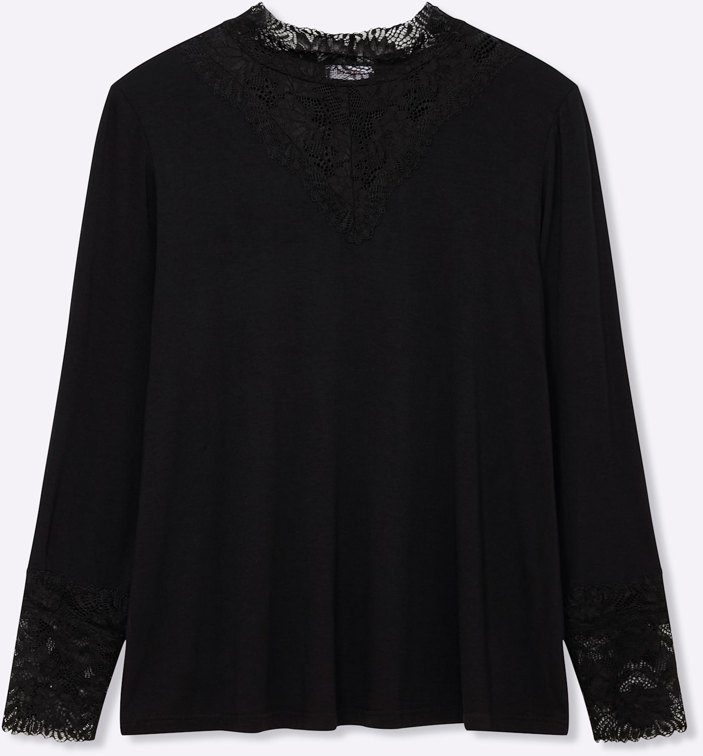 sheego by Joe Browns Stehkragenshirt »Shirt« 1 Stk. tlg.