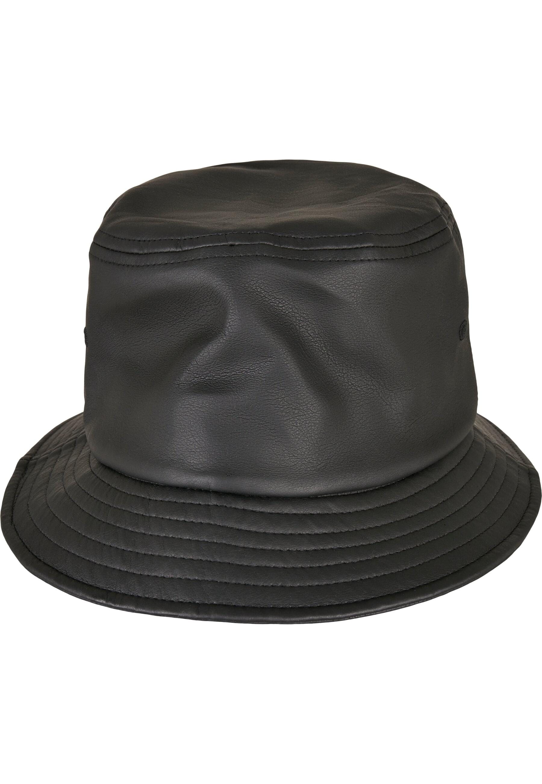 Flexfit Flex Cap "Flexfit Bucket Hat Imitation Leather Bucket Hat"