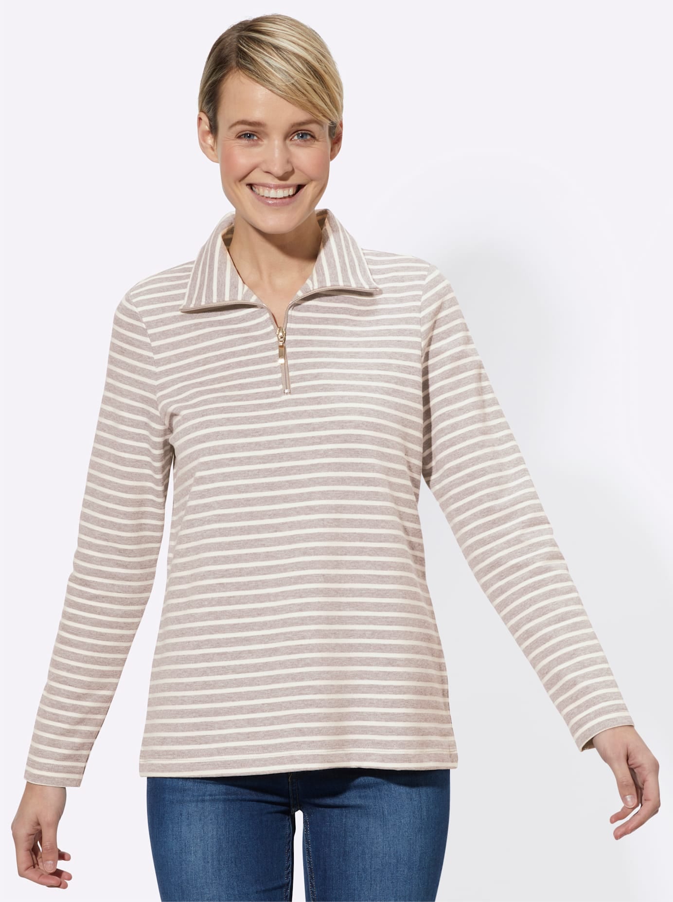 Casual Looks Langarmshirt »Shirt«, (1 tlg.)