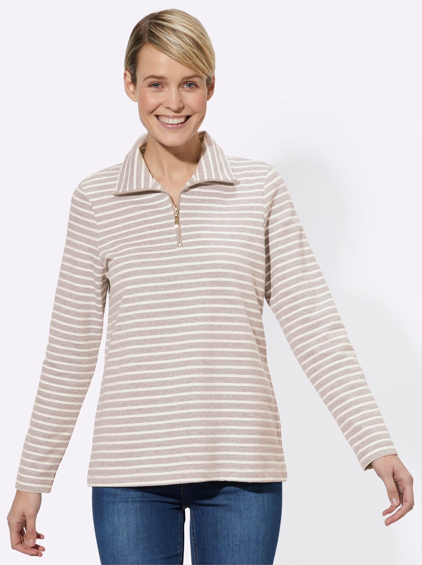 Casual Looks Langarmshirt "Shirt", (1 tlg.) günstig online kaufen