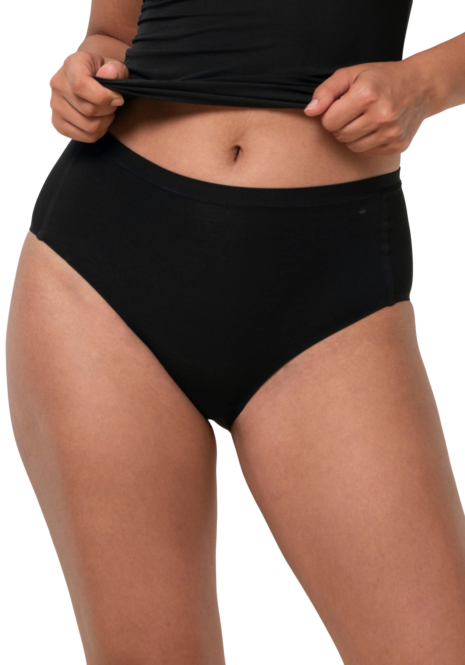 Triumph Maxislip »Smart Natural Maxi EX 2P«, (2 St.), Panty schlicht und weich, Slip