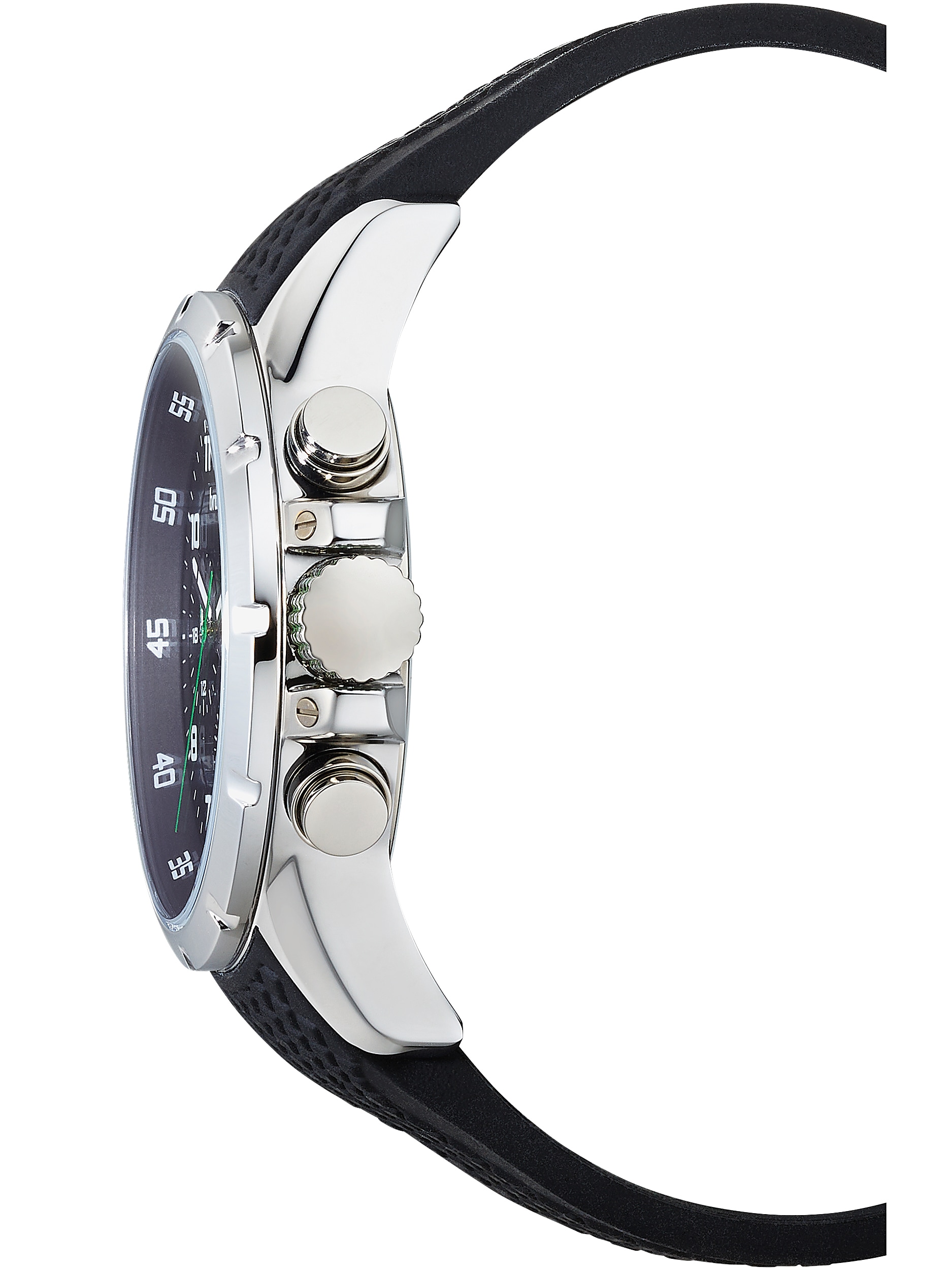Bruno Banani Multifunktionsuhr »Pulse« Quarzuhr, Armbanduhr, Herrenuhr, Silikonarmband, analog, Tag