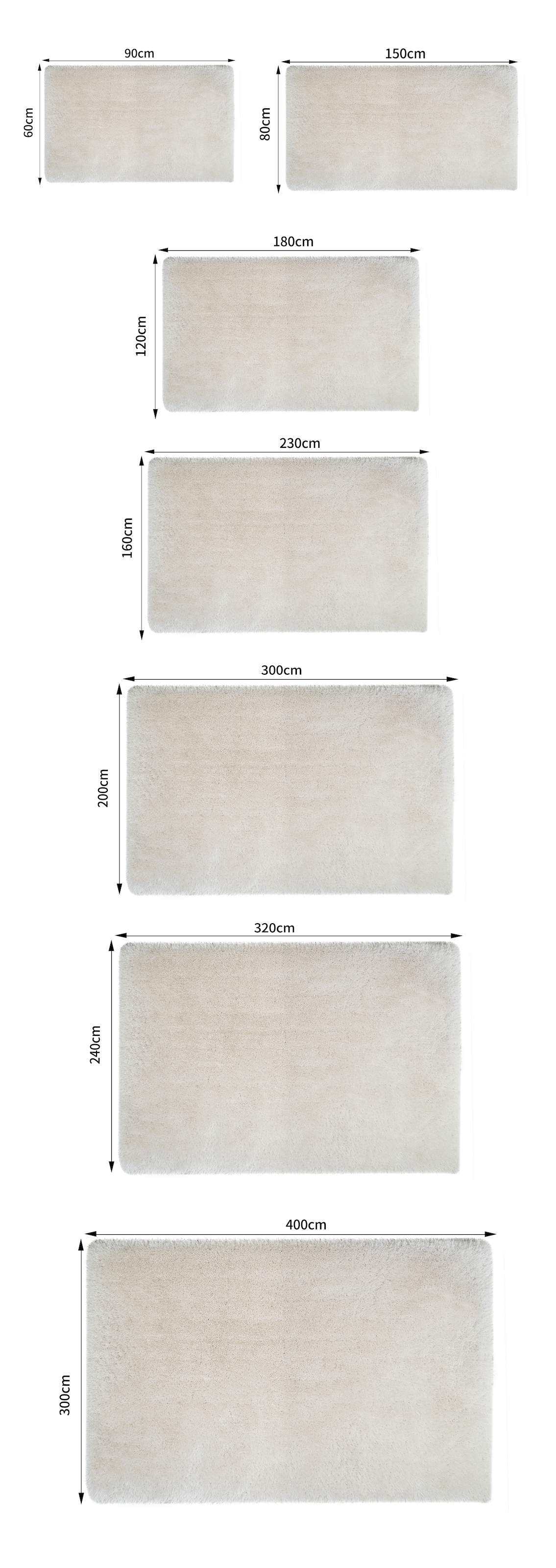 Guido Maria Kretschmer Home&Living Hochflor-Teppich »Micro exclusiv Teppich, sehr hoher Flor, weich durch Mikrofaser«, rechteckig, 78 mm Höhe, sehr weich, flauschig, uni, Wohnzimmer, Schlafzimmer, Kinderzimmer