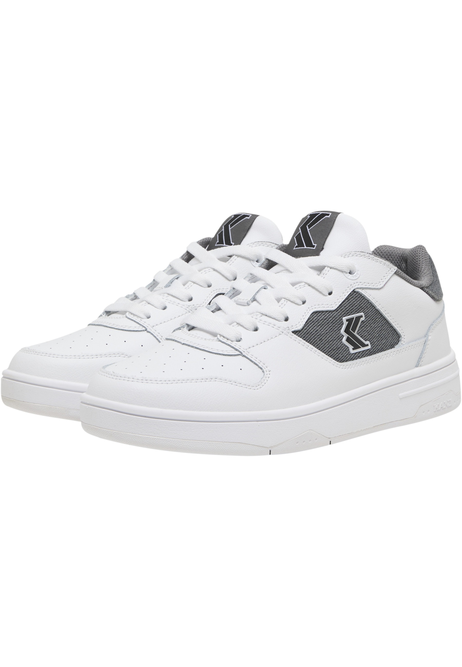 Sneaker KARL KANI "89 2K", Herren, Gr. 43, weiß, Leder, Textil, Schuhe Sneaker