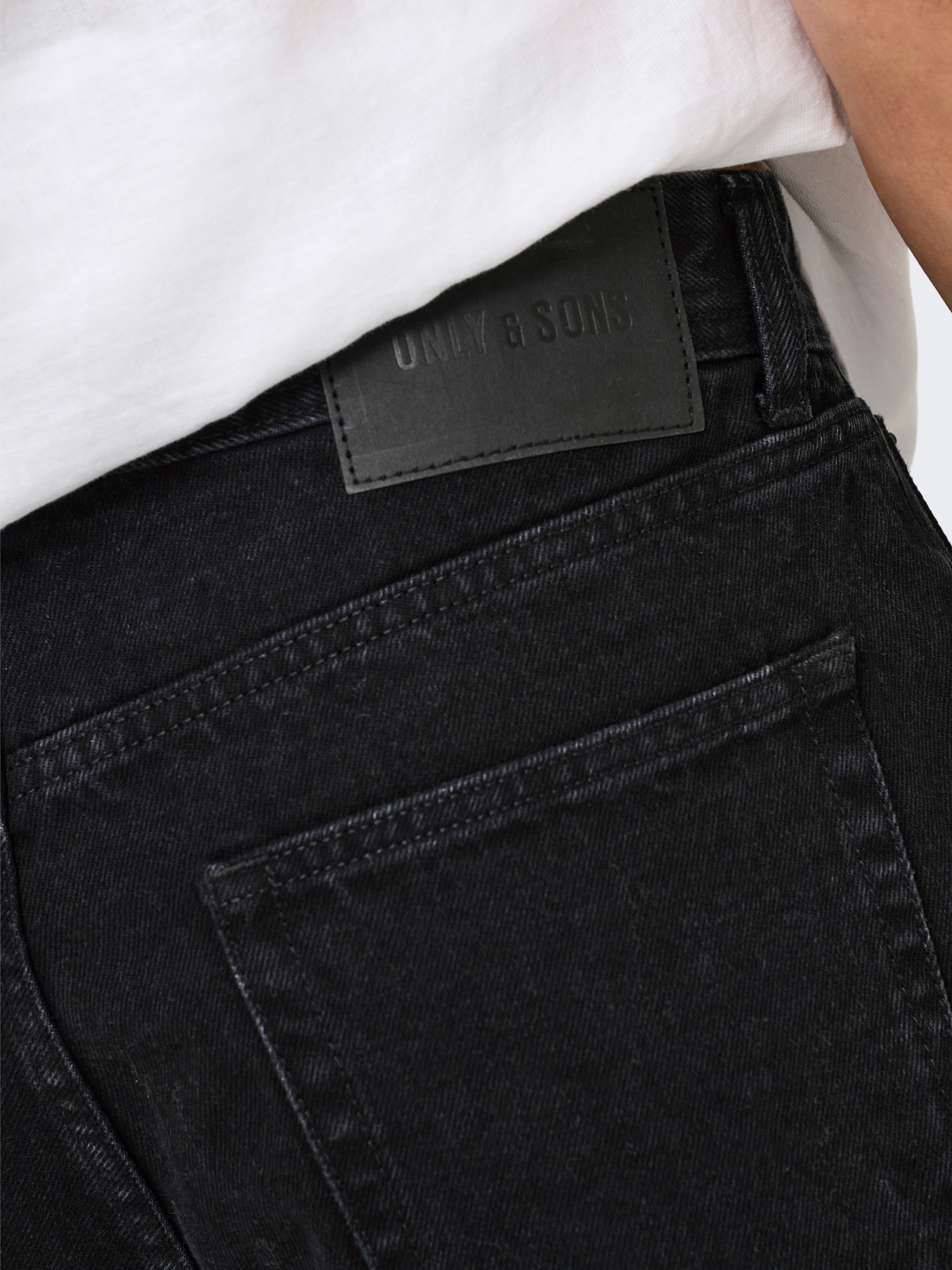 ONLY & SONS Shorts »ONSFADE BLACK 9087 AZG DNM SHORTS«