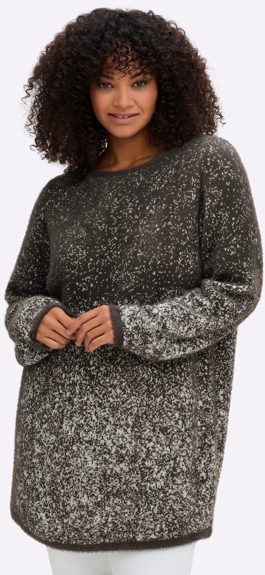 Sheego Jacquardpullover "Pullover" günstig online kaufen