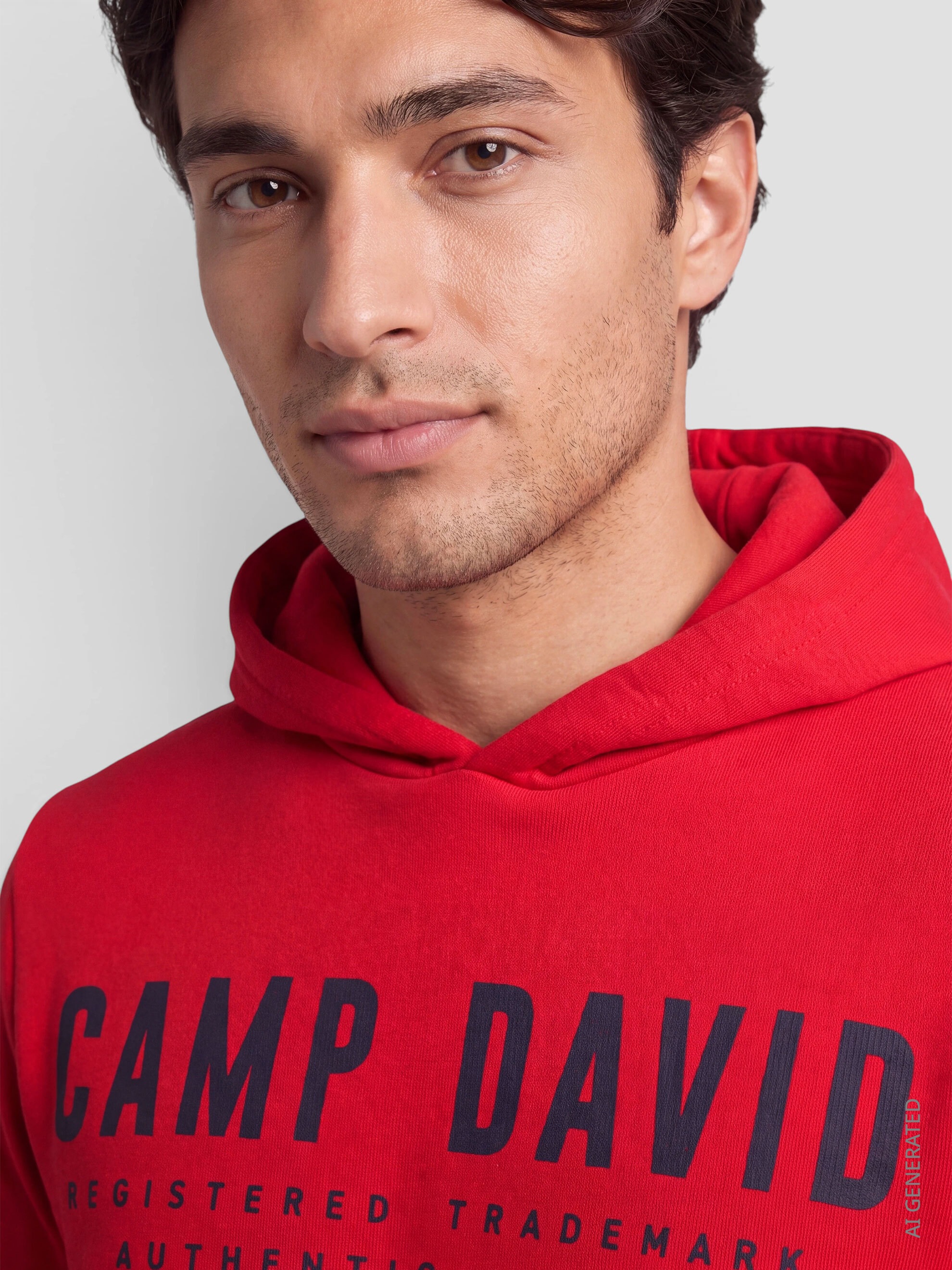 CAMP DAVID Kapuzensweatshirt , aus Baumwolle
