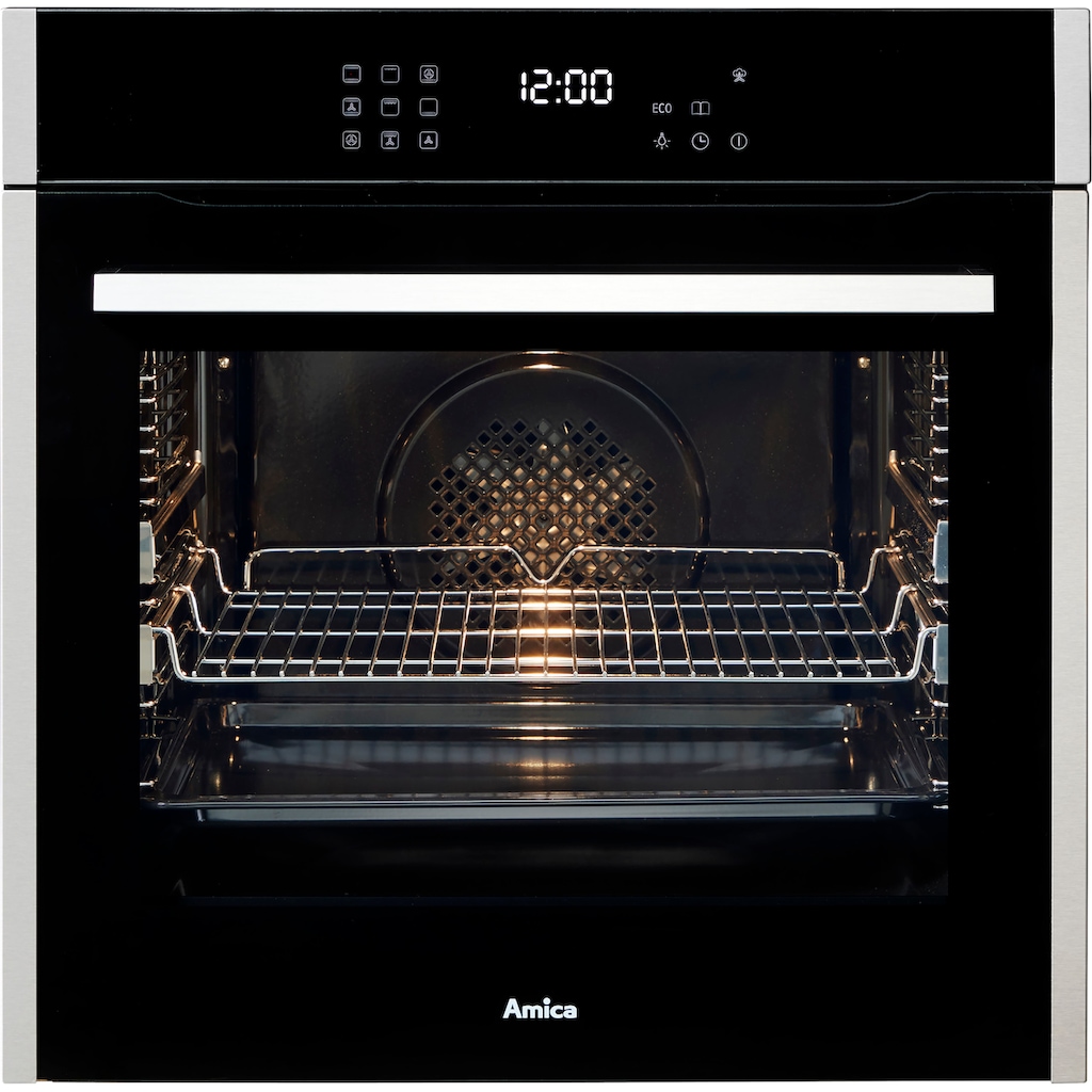 Amica Einbaubackofen »EBX 944 700 E«, EBX 944 700 E, mit 2-fach-Teleskopauszug, Steam Clean