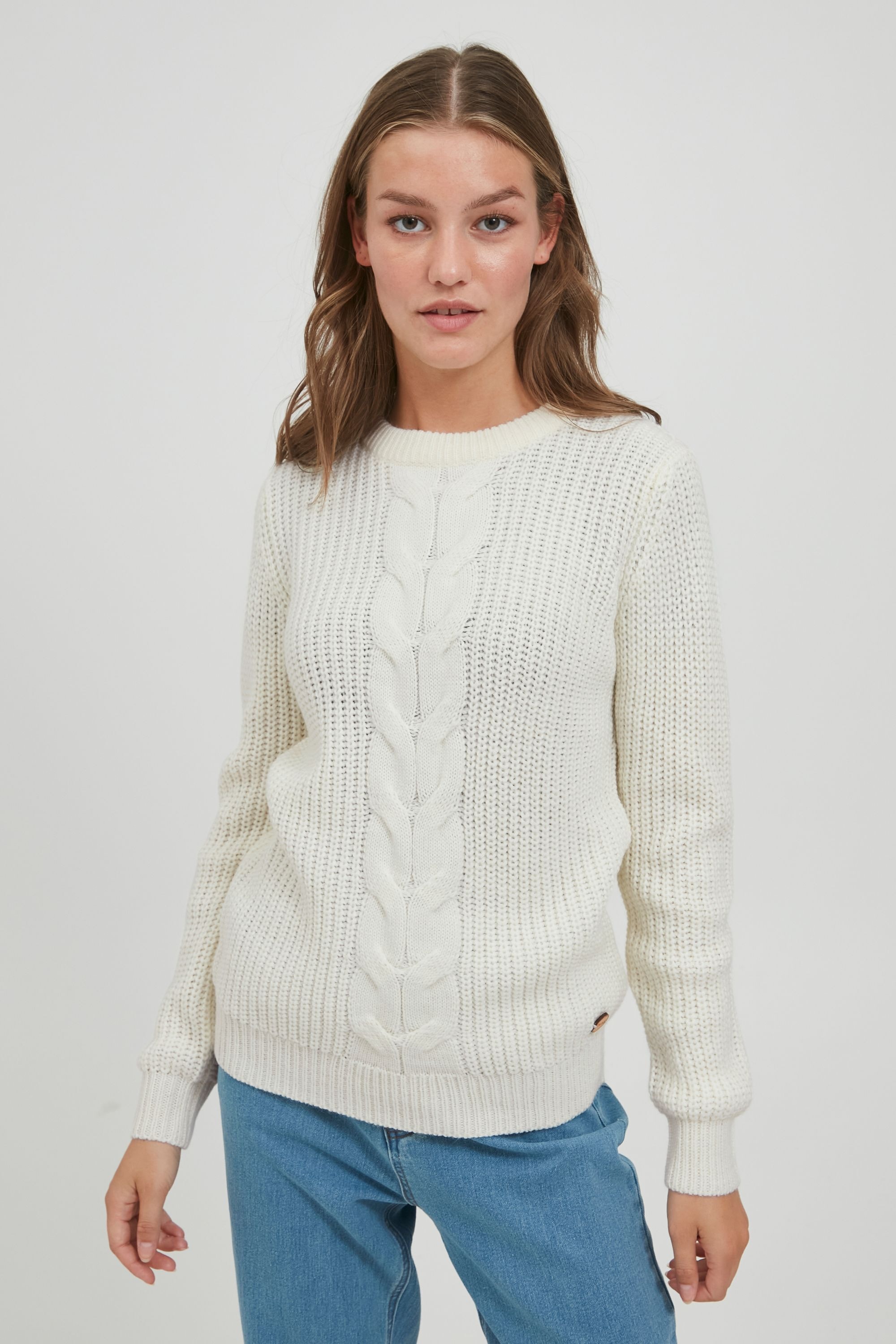 OXMO Strickfleece-Pullover »Strickpullover OXNatasja«