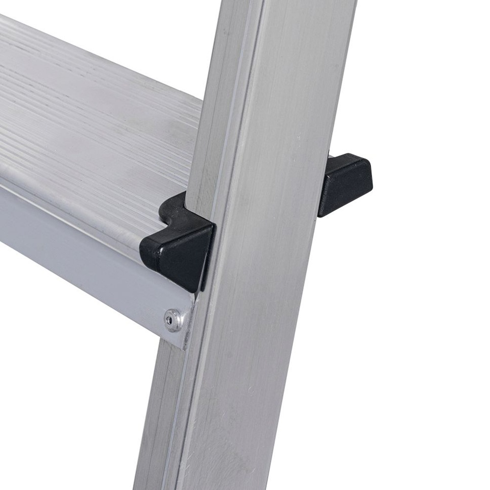 KRAUSE Stehleiter »Safety«, Aluminium, 1x4 Stufen, Arbeitshöhe ca. 285 cm