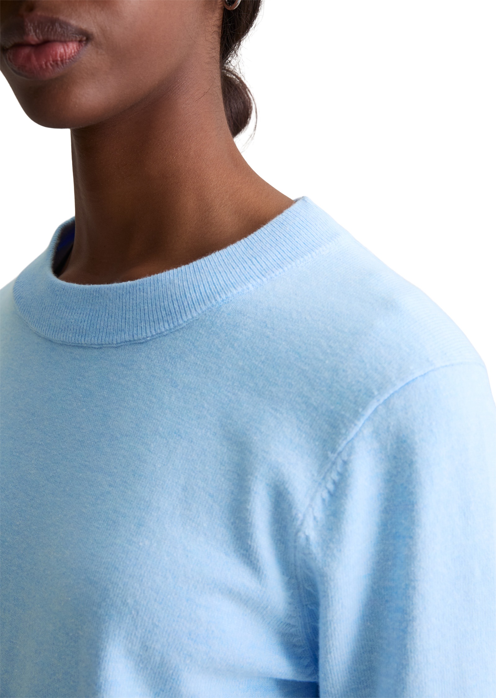 Thumbnail - Marc OPolo DENIM Rundhalspullover "regular fit aus Soft Cotton Stretch"