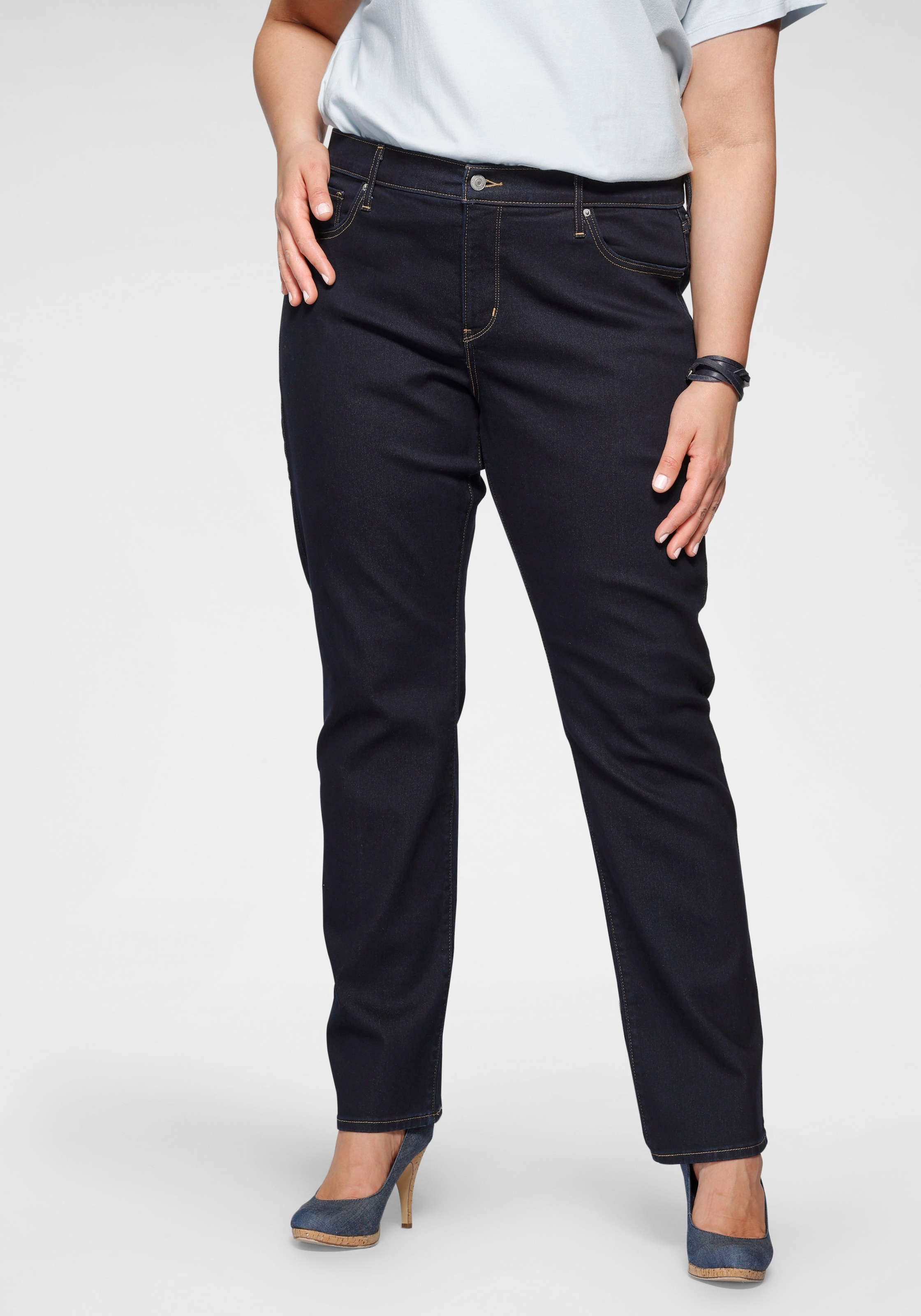 Levis Plus Straight-Jeans "314 Shaping Straight", in Baumwoll-Stretch günstig online kaufen