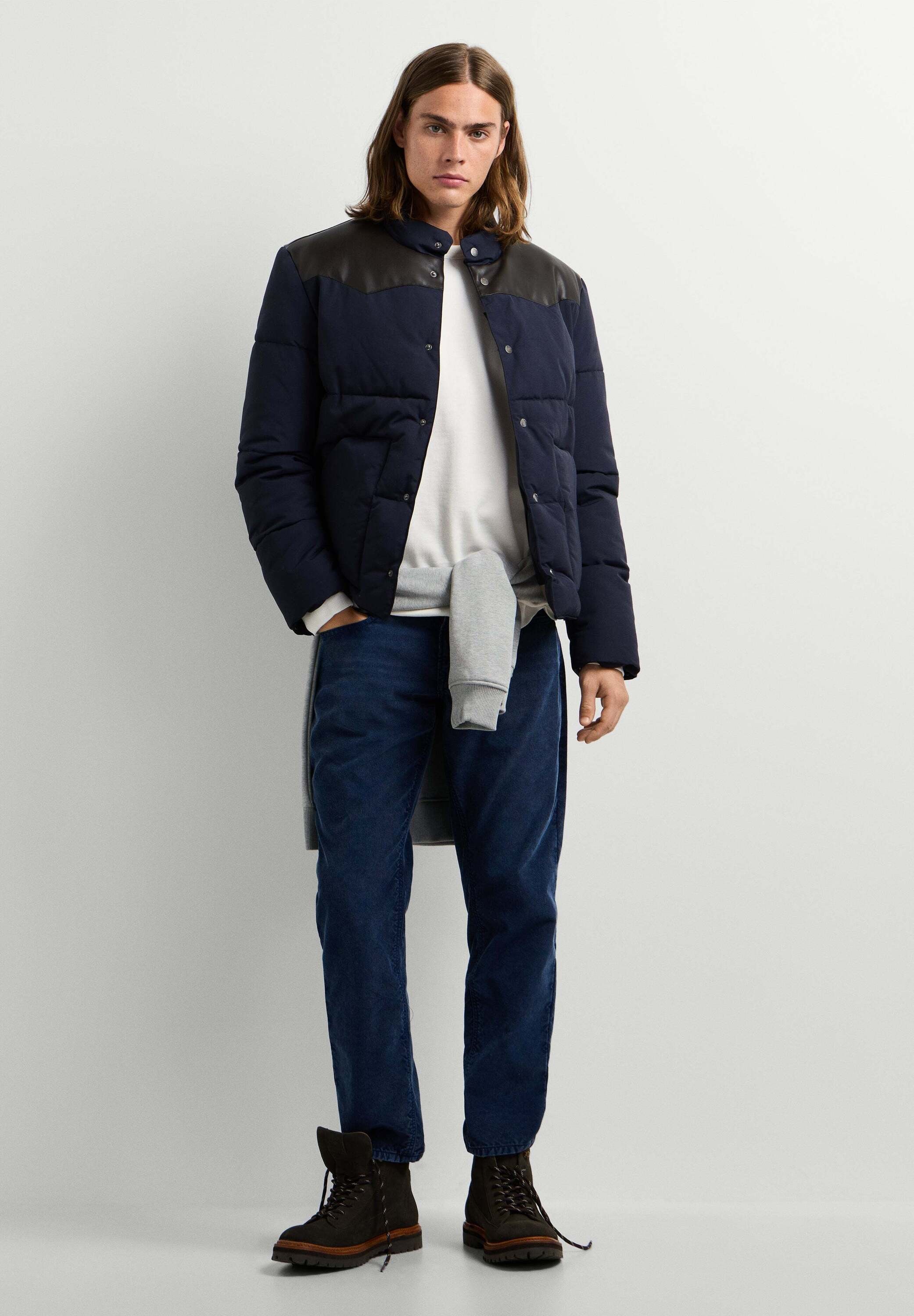 Pepe Jeans Wintermantel »winter coat CONTRAST YOKE PUFFER«