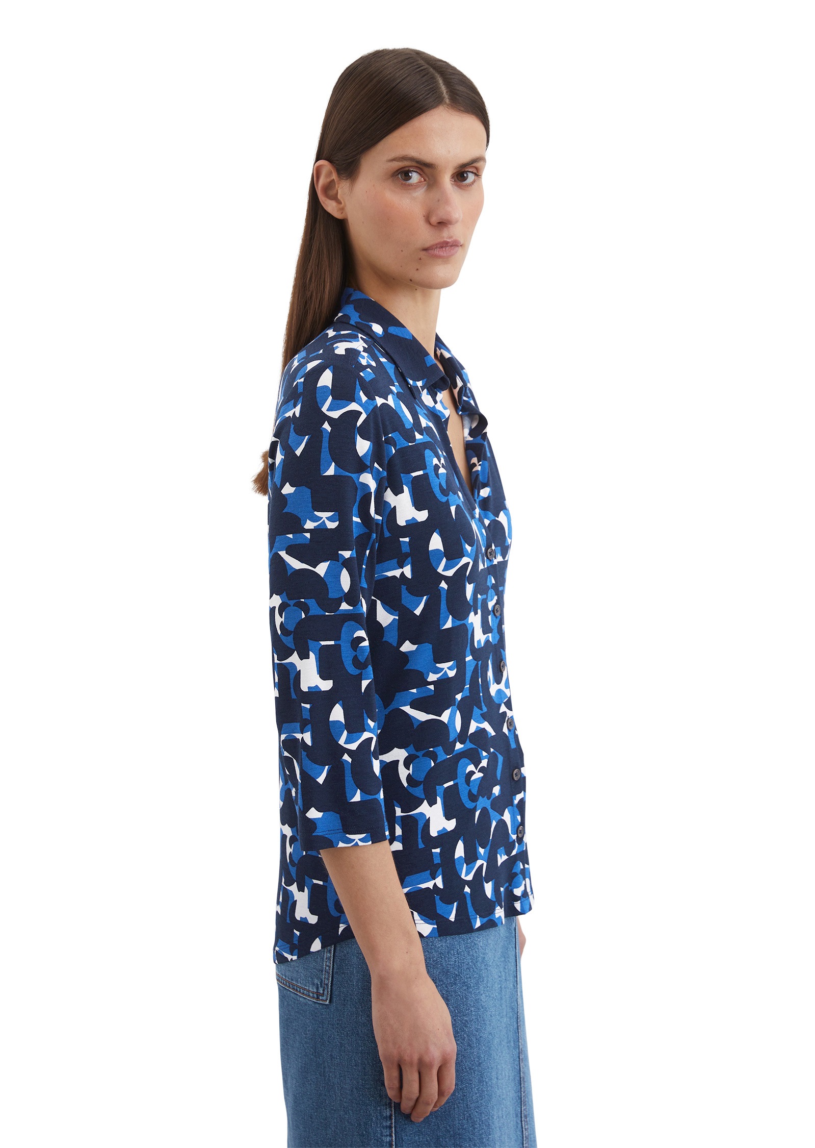 Marc O'Polo Langarmbluse »aus LENZING™ ECOVERO™«