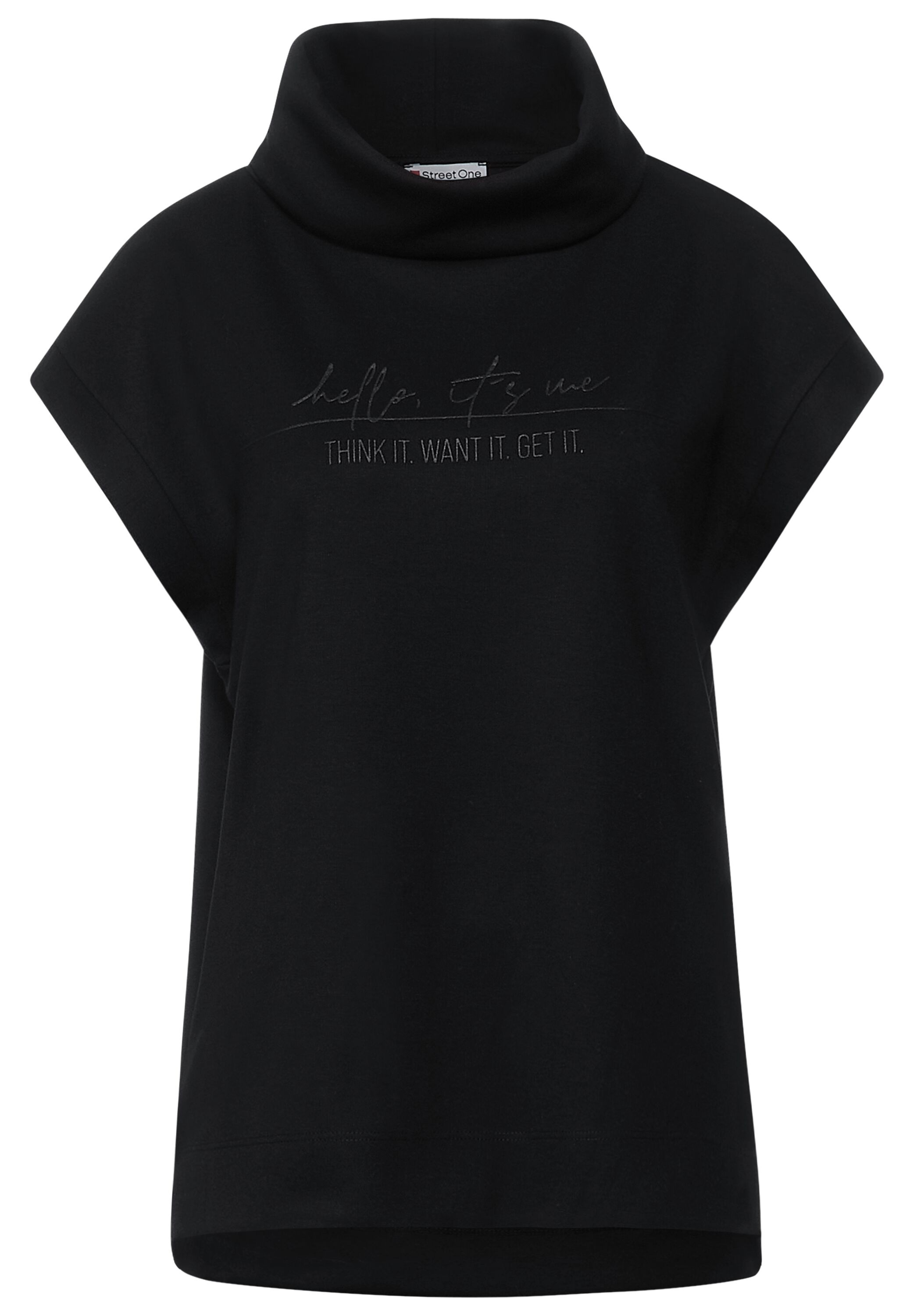 STREET ONE Rollkragenpullover, aus softem Materialmix