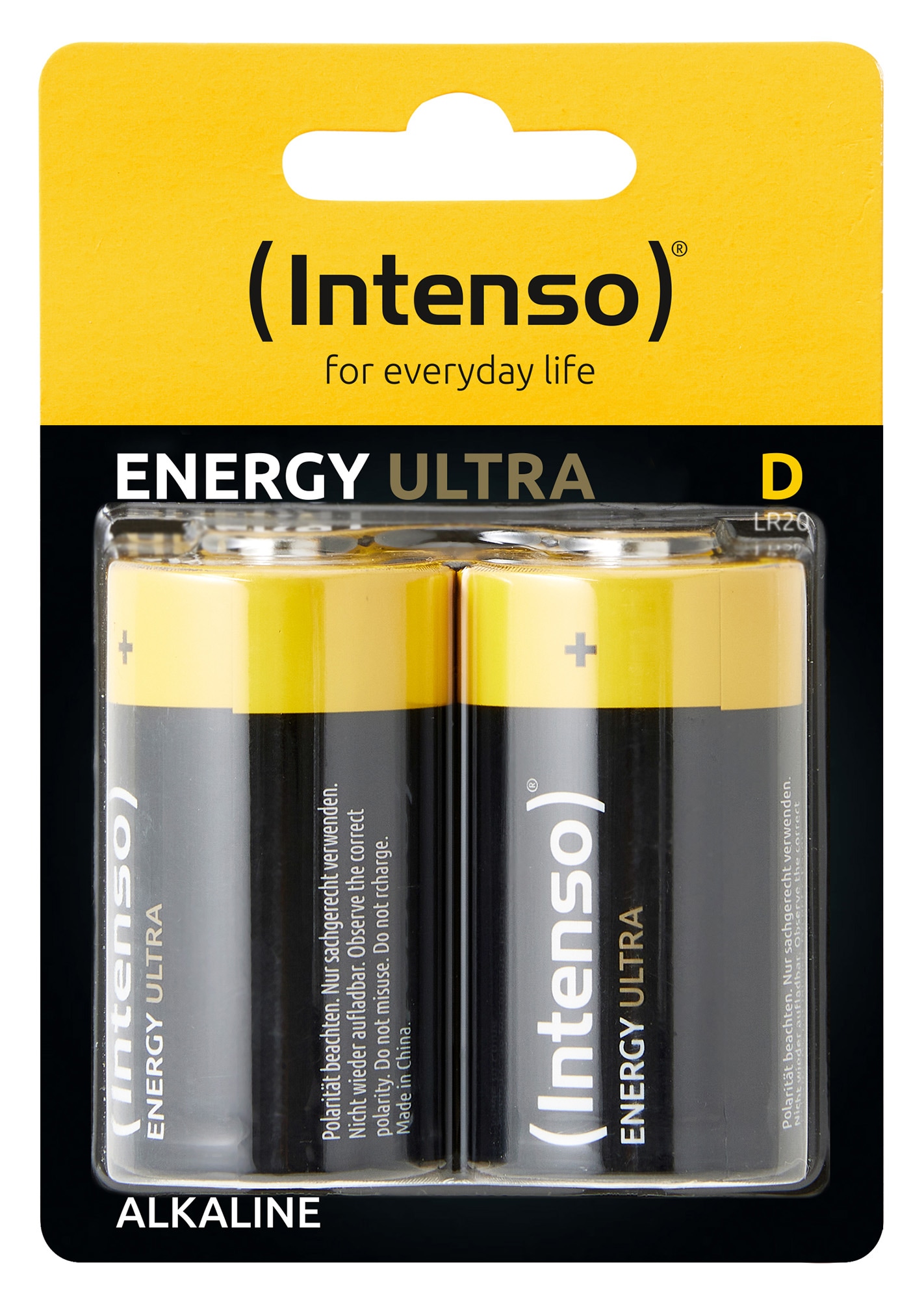 Intenso Batterie »Energy Ultra D 2 Stk.«, (Packung, 2 St.)
