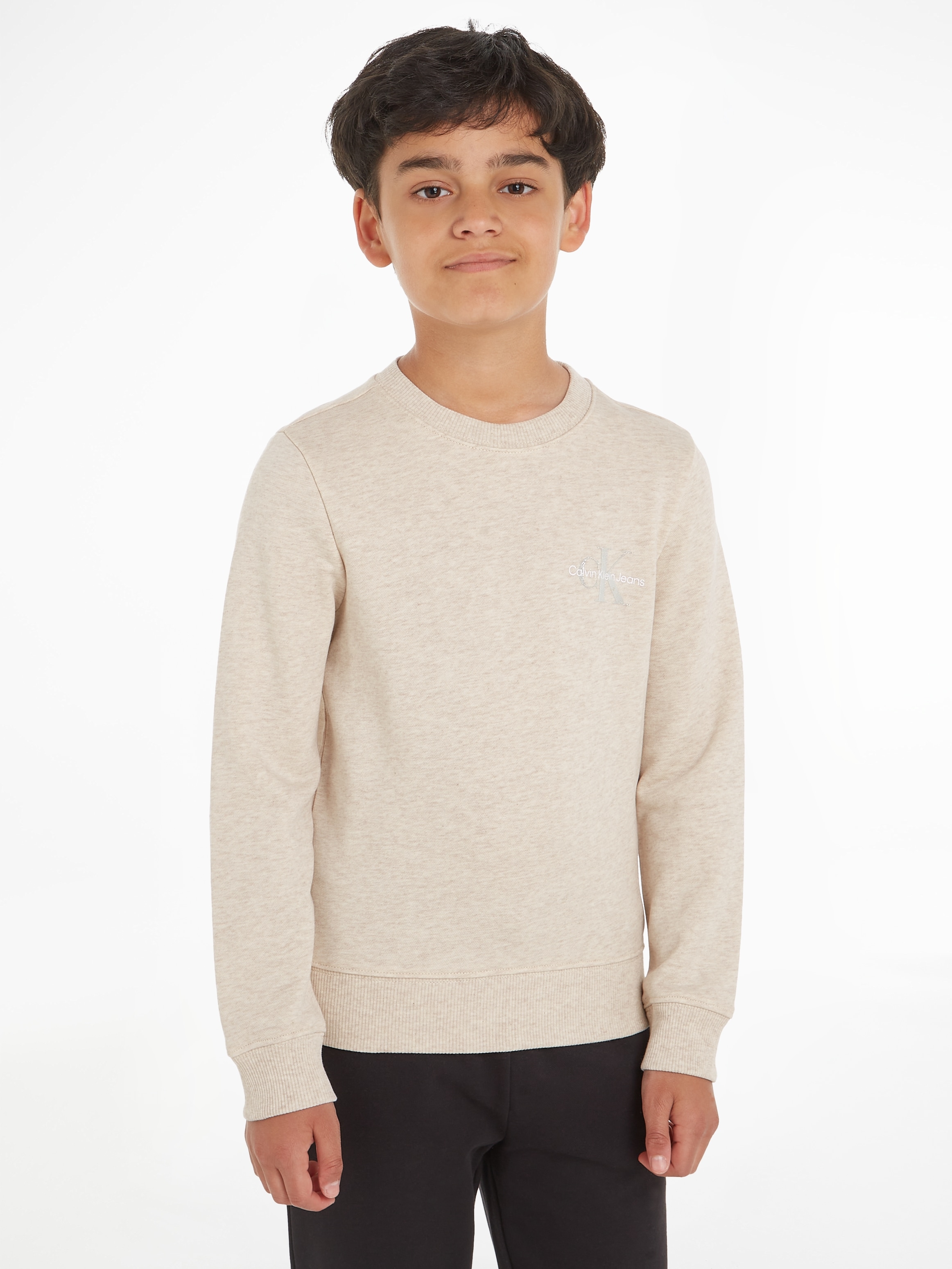 Calvin Klein Jeans Sweatshirt »MONOGRAM CN SWEATSHIRT«, mit Logodruck | BAUR | Sweatshirts