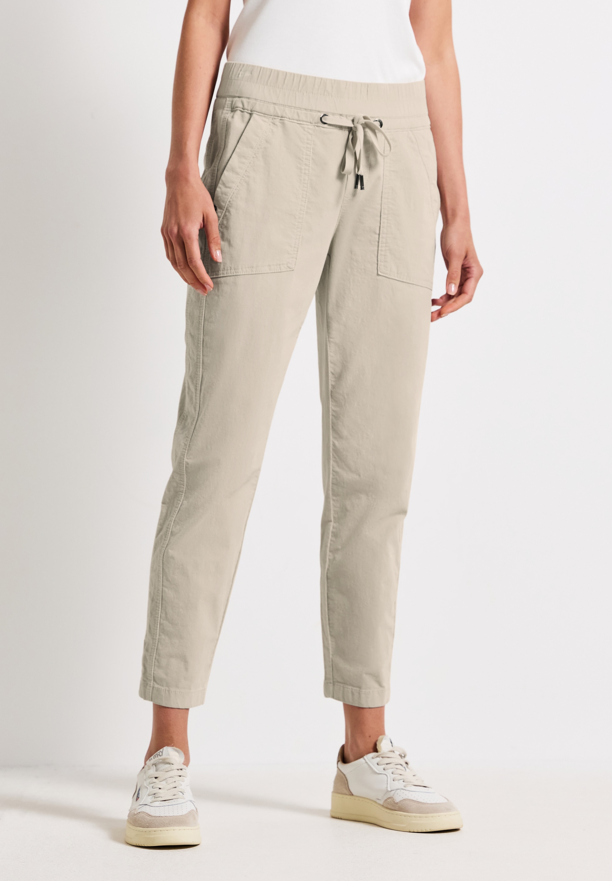 STREET ONE Cordhose, Middle Waist günstig online kaufen