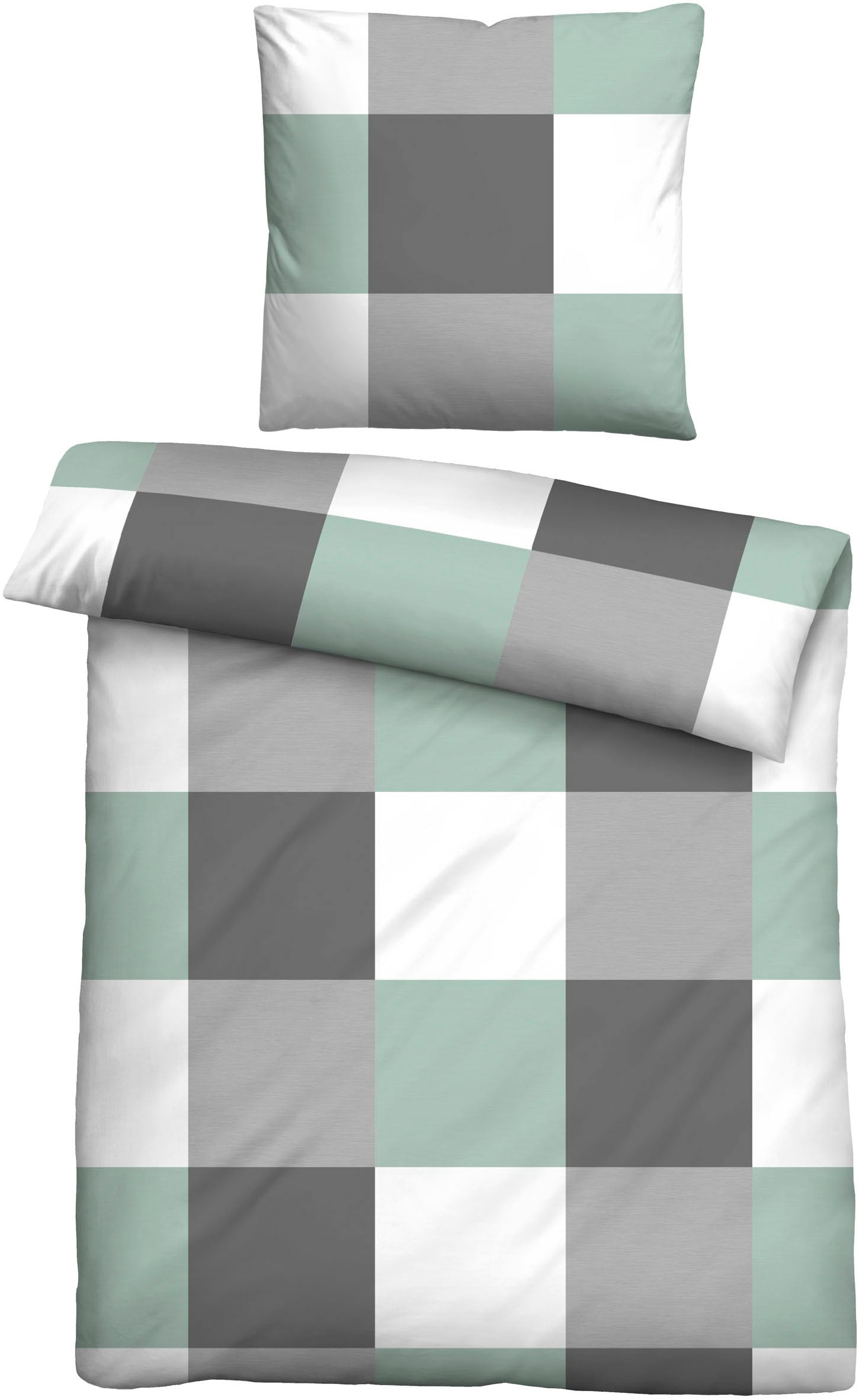 Castell - Markenbettwäsche Bettwäsche "0360750" 2 Stk. tlg. Thermo-Fleece, günstig online kaufen